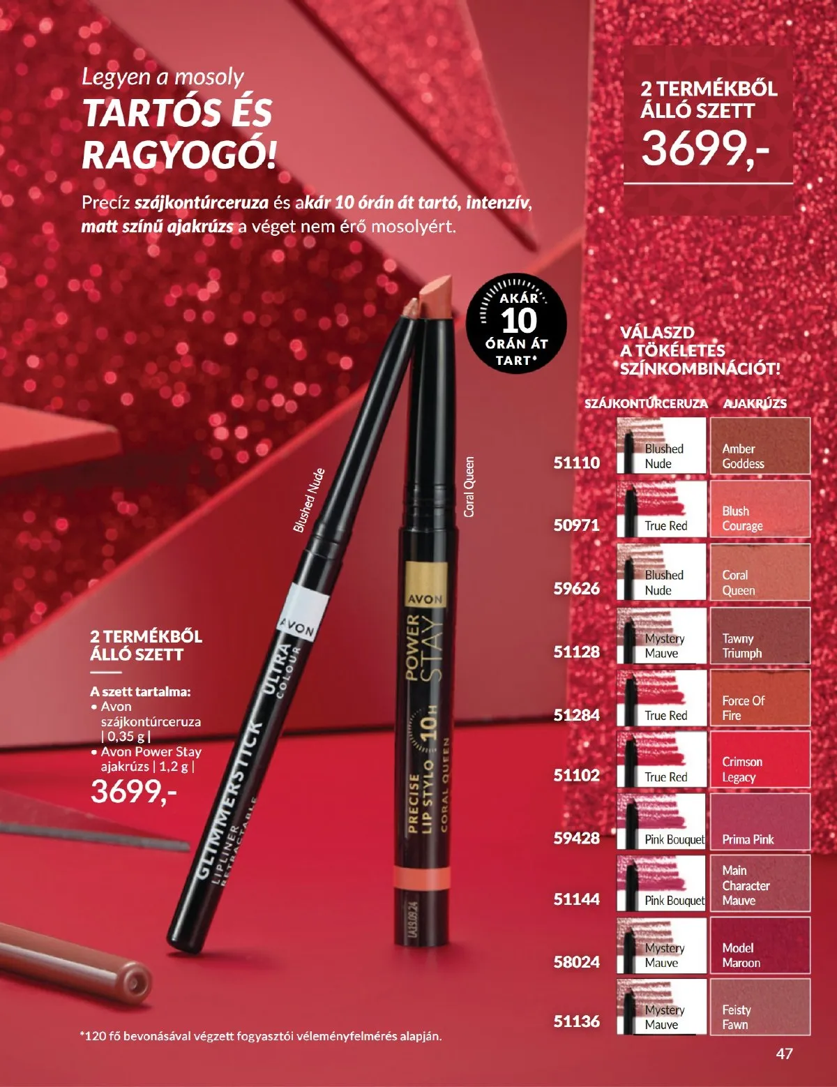 Avon akciós újság 12.01–12.31 – 47. oldal