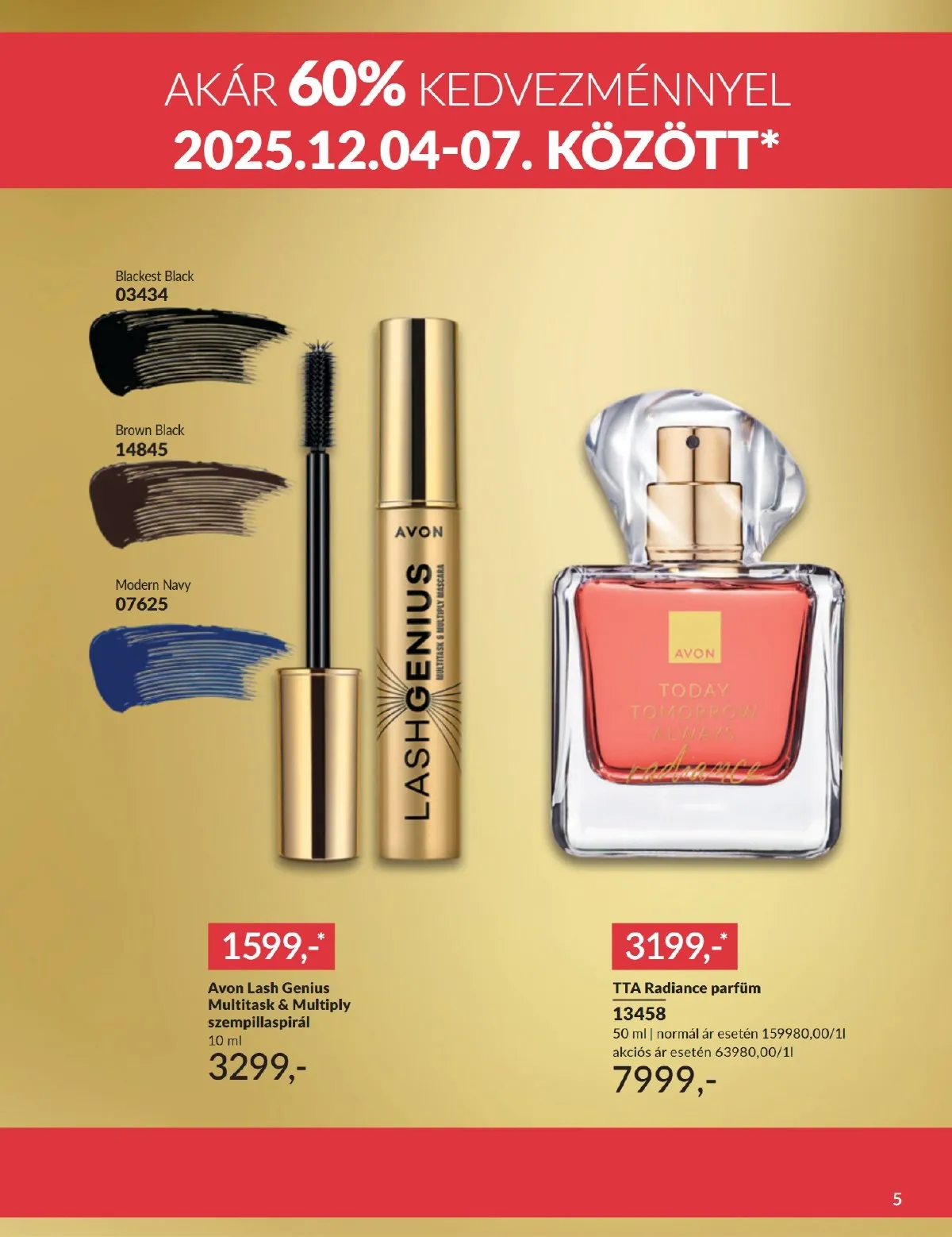 Avon akciós újság 12.01–12.31 – 5. oldal