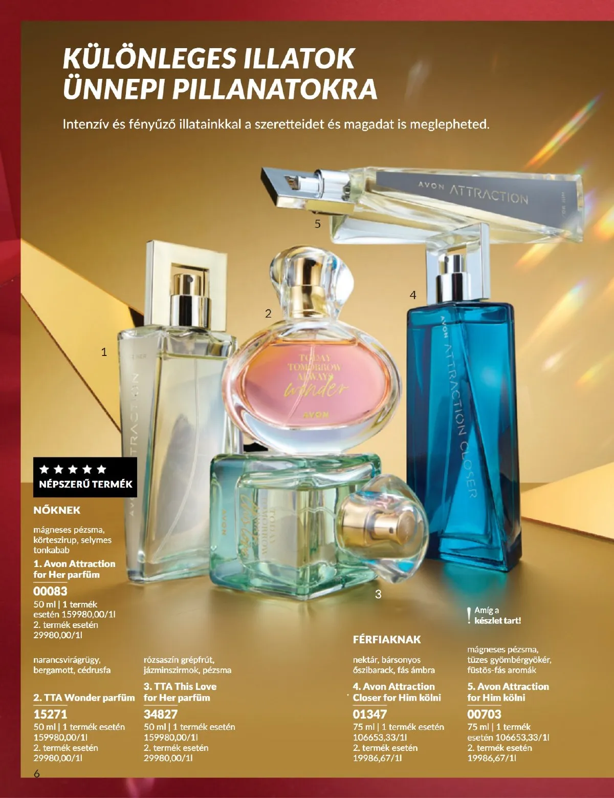 Avon akciós újság 12.01–12.31 – 6. oldal
