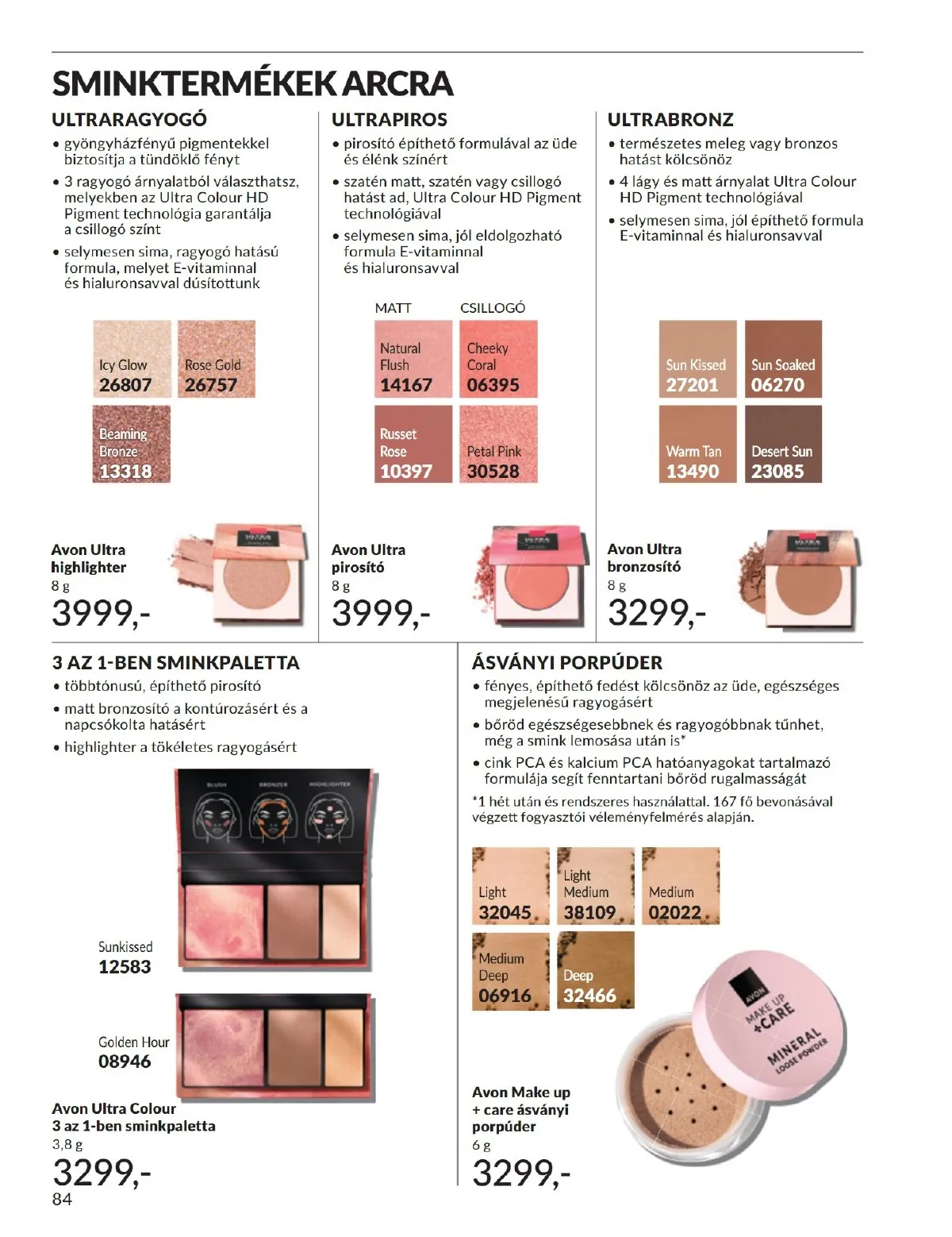 Avon akciós újság 12.01–12.31 – 84. oldal