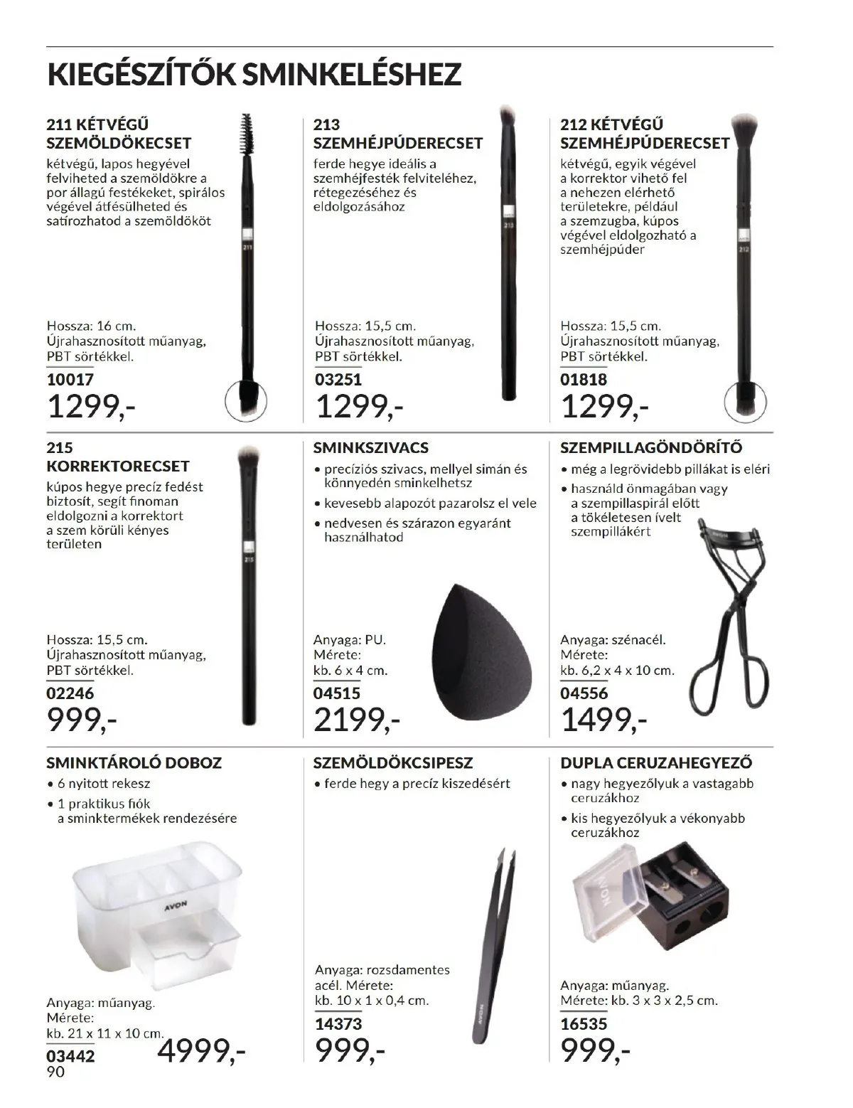Avon akciós újság 12.01–12.31 – 90. oldal