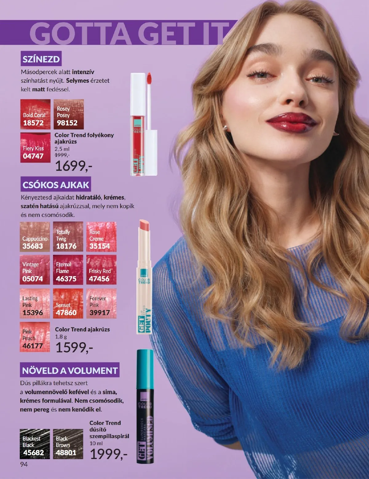 Avon akciós újság 12.01–12.31 – 94. oldal