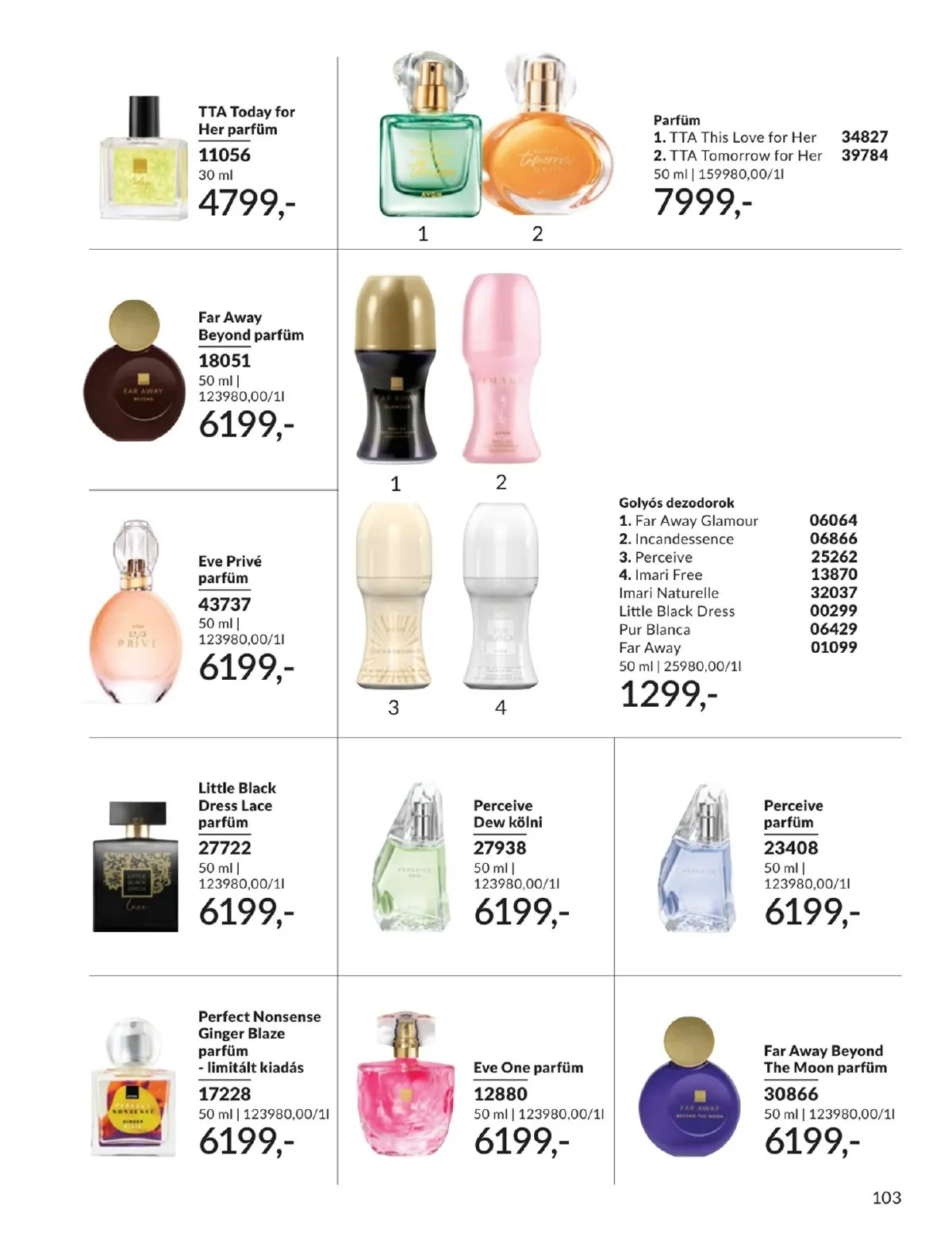 Avon akciós újság 01.01–01.31 – 103. oldal