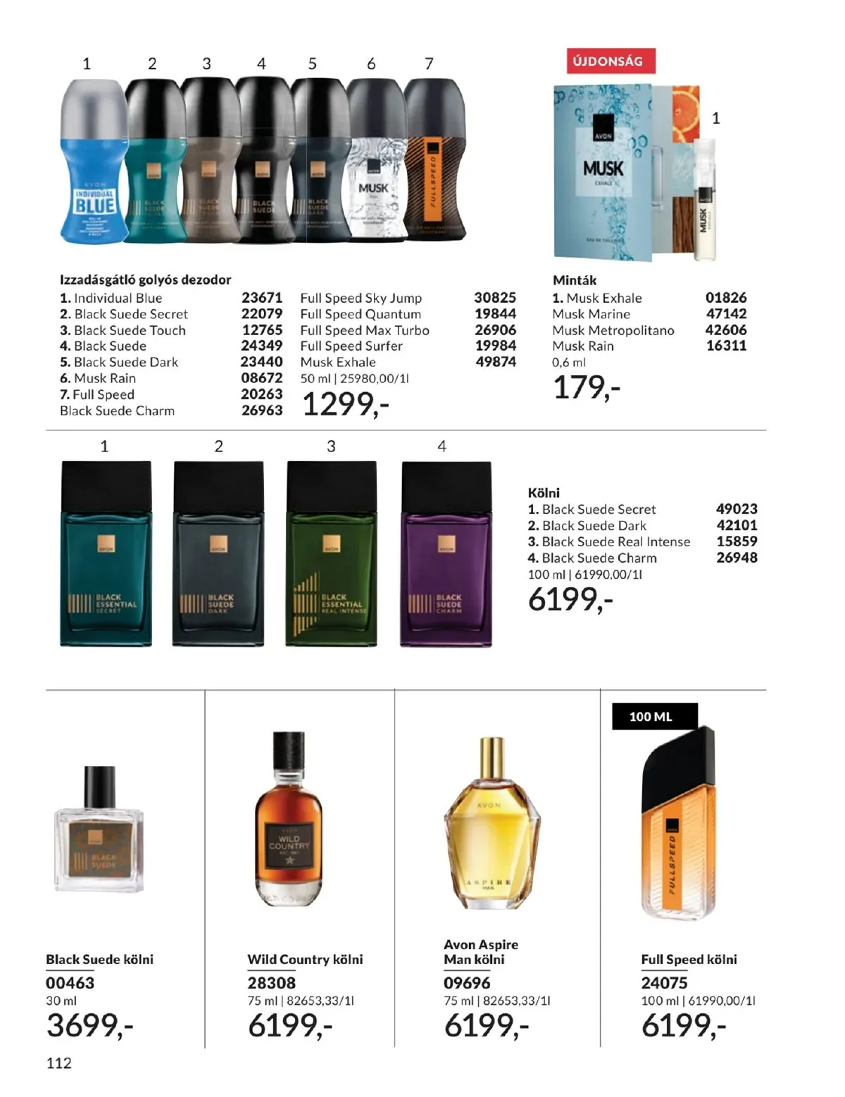 Avon akciós újság 01.01–01.31 – 112. oldal