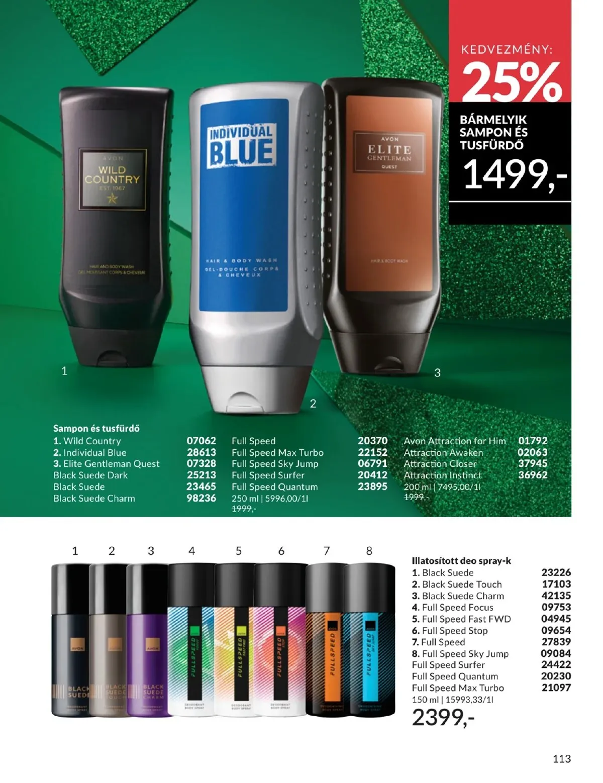 Avon akciós újság 01.01–01.31 – 113. oldal