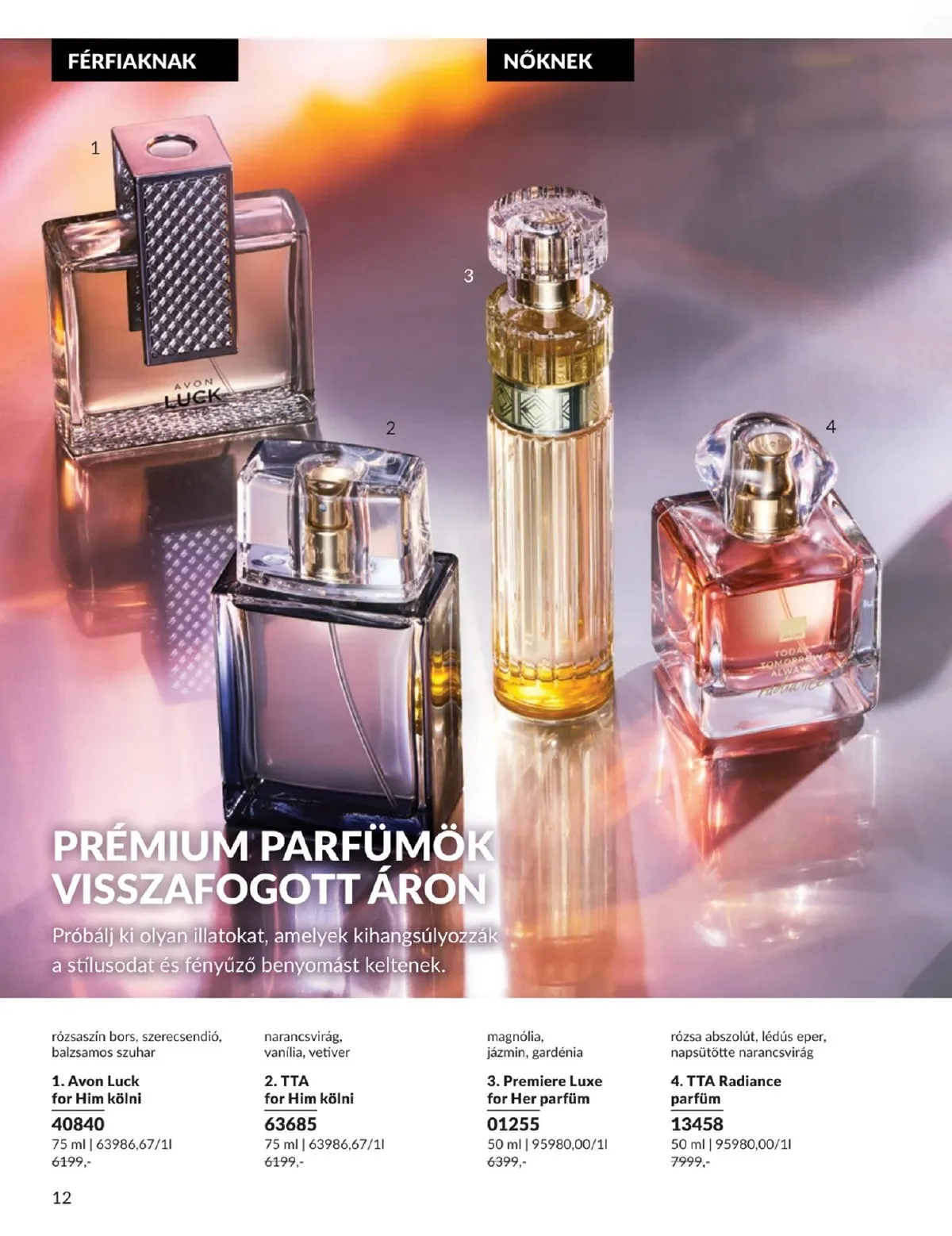 Avon akciós újság 01.01–01.31 – 12. oldal