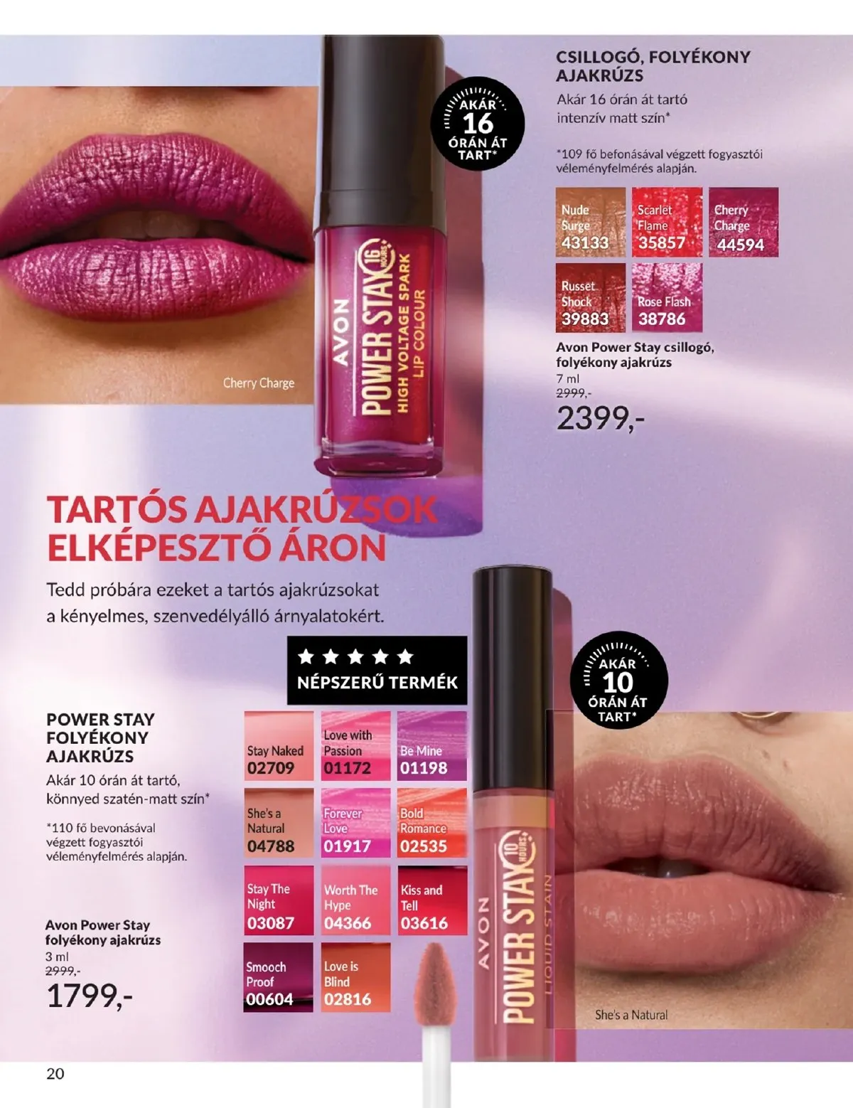 Avon akciós újság 01.01–01.31 – 20. oldal