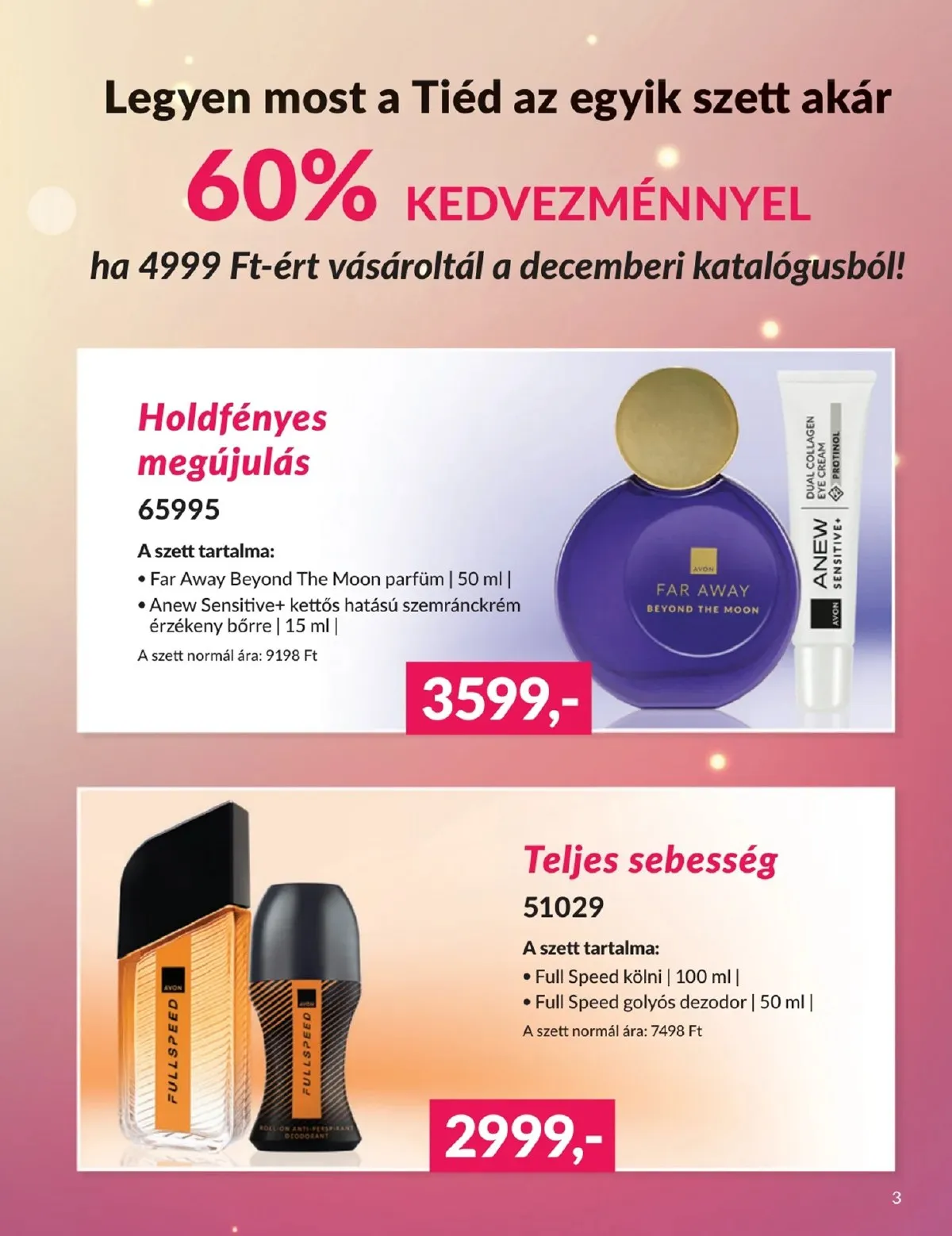 Avon akciós újság 01.01–01.31 – 3. oldal