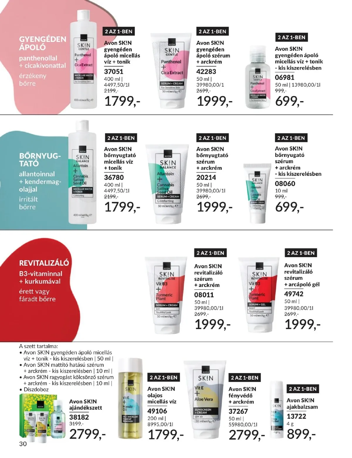 Avon akciós újság 01.01–01.31 – 30. oldal