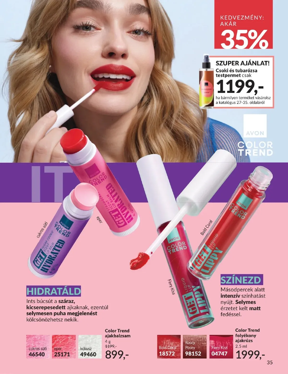 Avon akciós újság 01.01–01.31 – 35. oldal