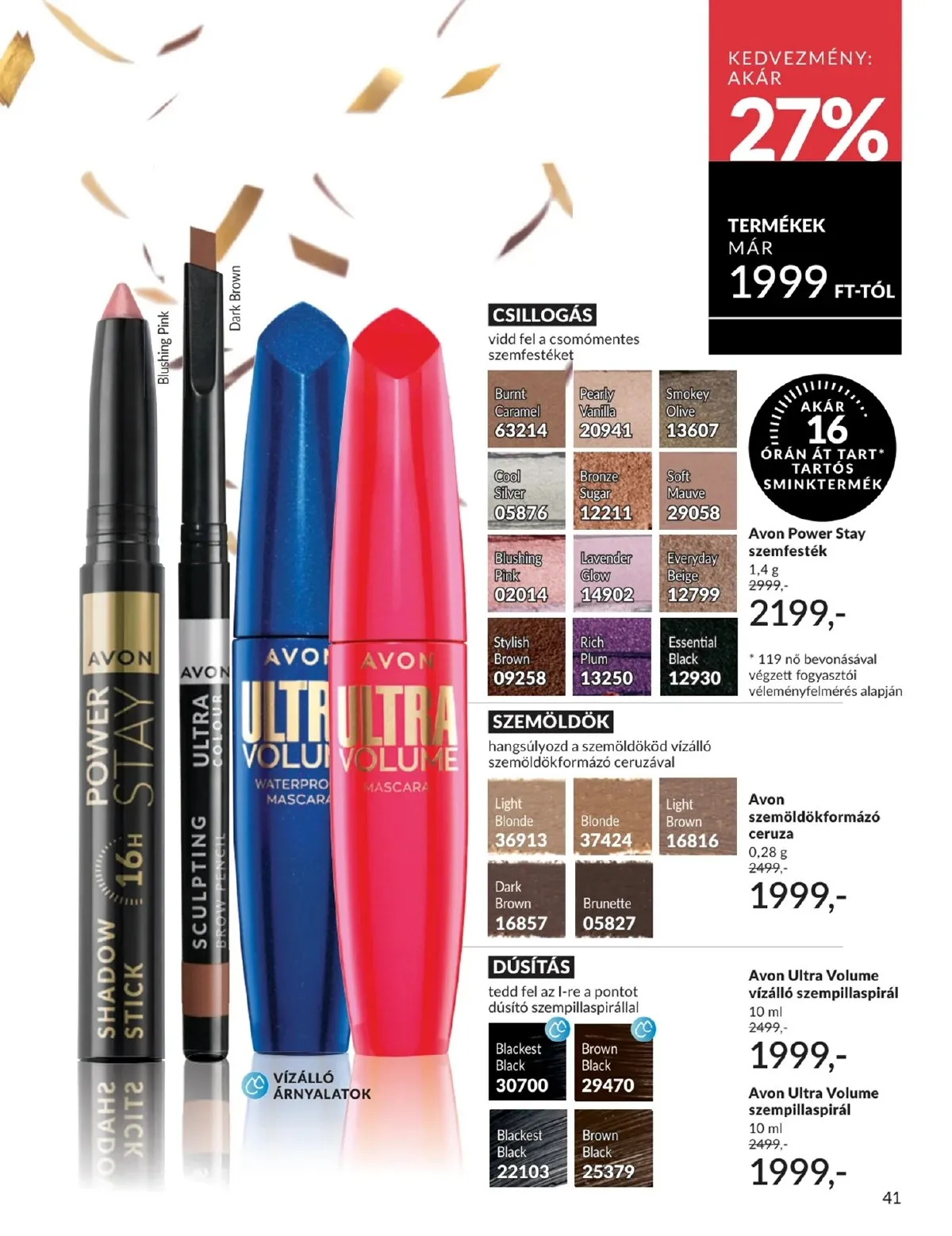 Avon akciós újság 01.01–01.31 – 41. oldal