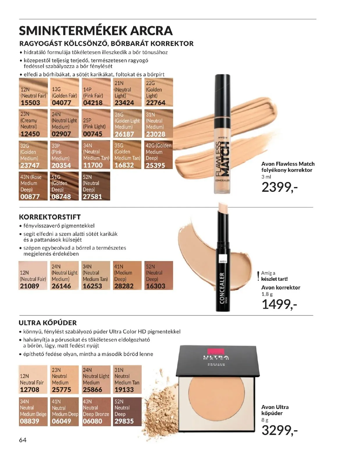 Avon akciós újság 01.01–01.31 – 64. oldal