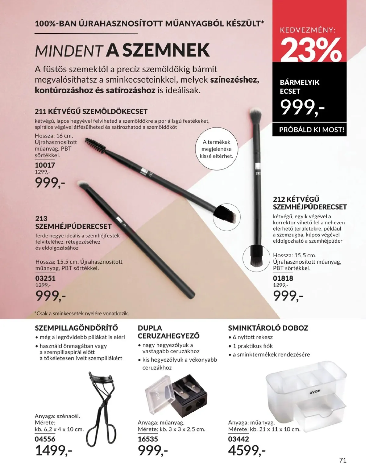 Avon akciós újság 01.01–01.31 – 71. oldal