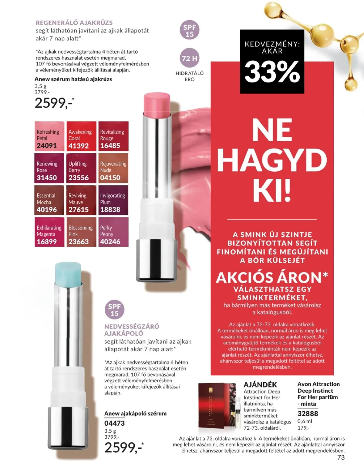 Avon akciós újság 01.01–01.31 – 73. oldal