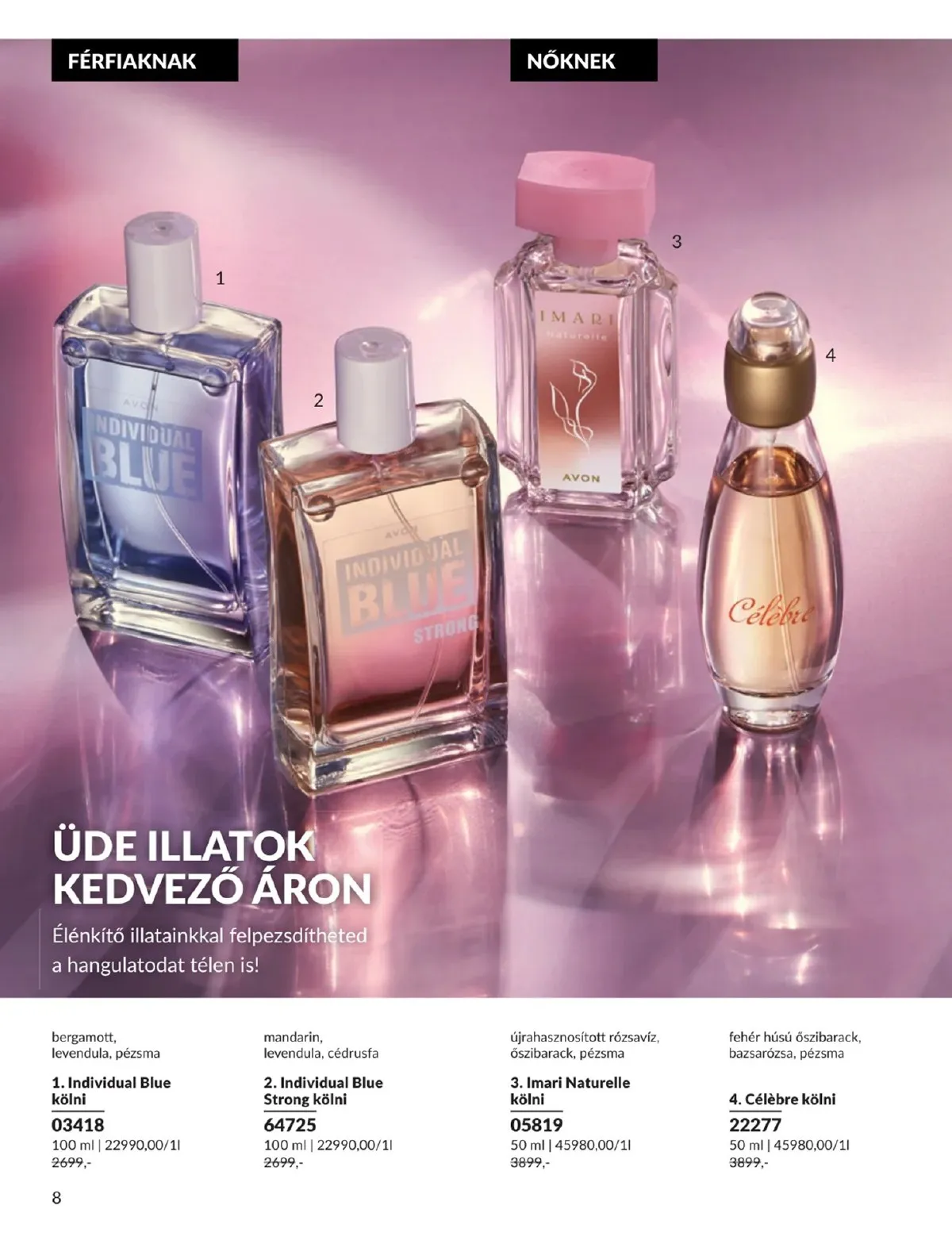 Avon akciós újság 01.01–01.31 – 8. oldal