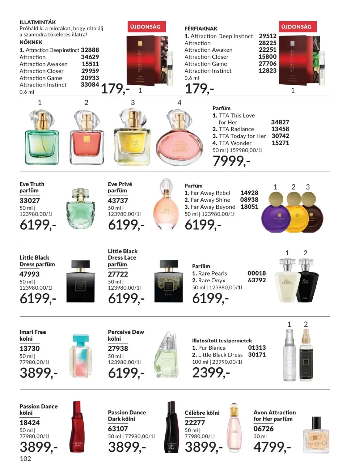 Avon akciós újság 02.01–02.28 – 102. oldal