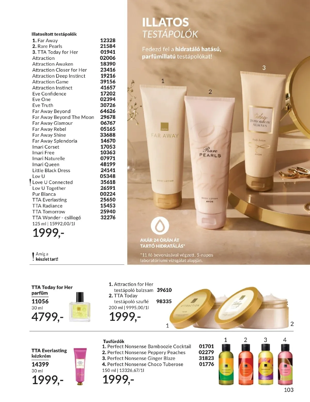 Avon akciós újság 02.01–02.28 – 103. oldal