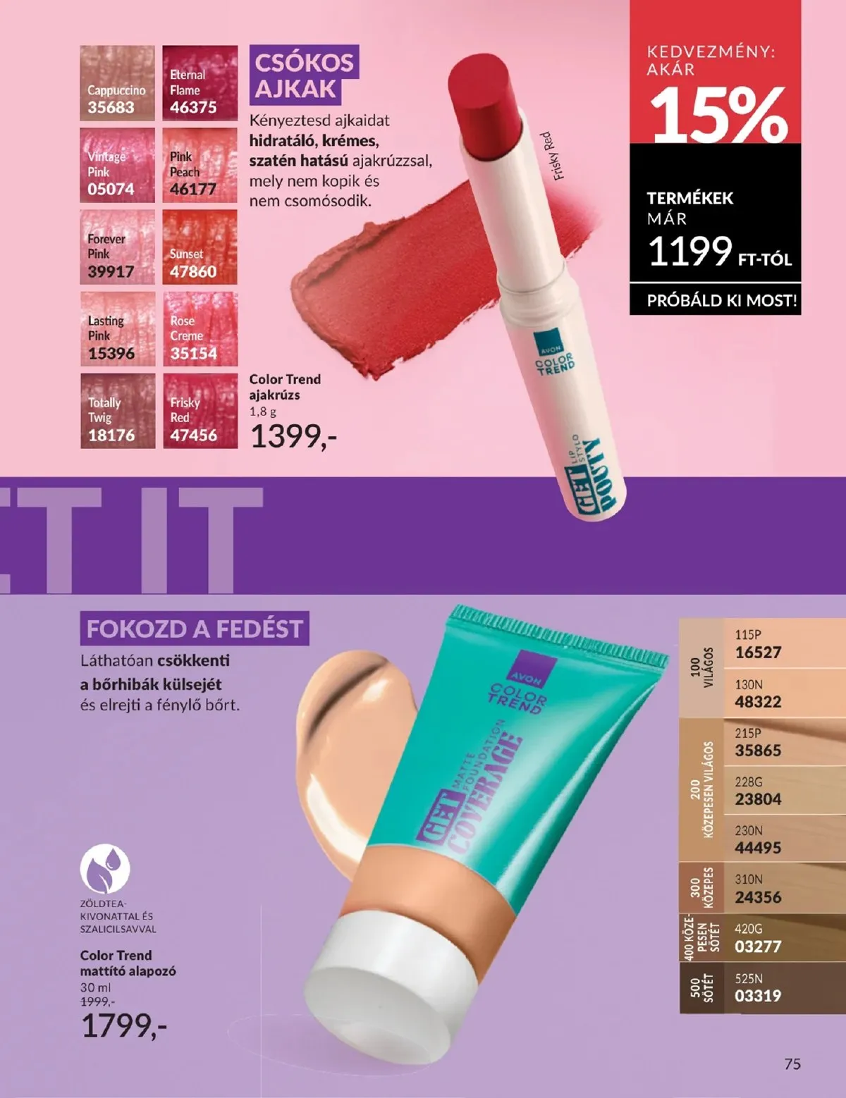 Avon akciós újság 02.01–02.28 – 75. oldal
