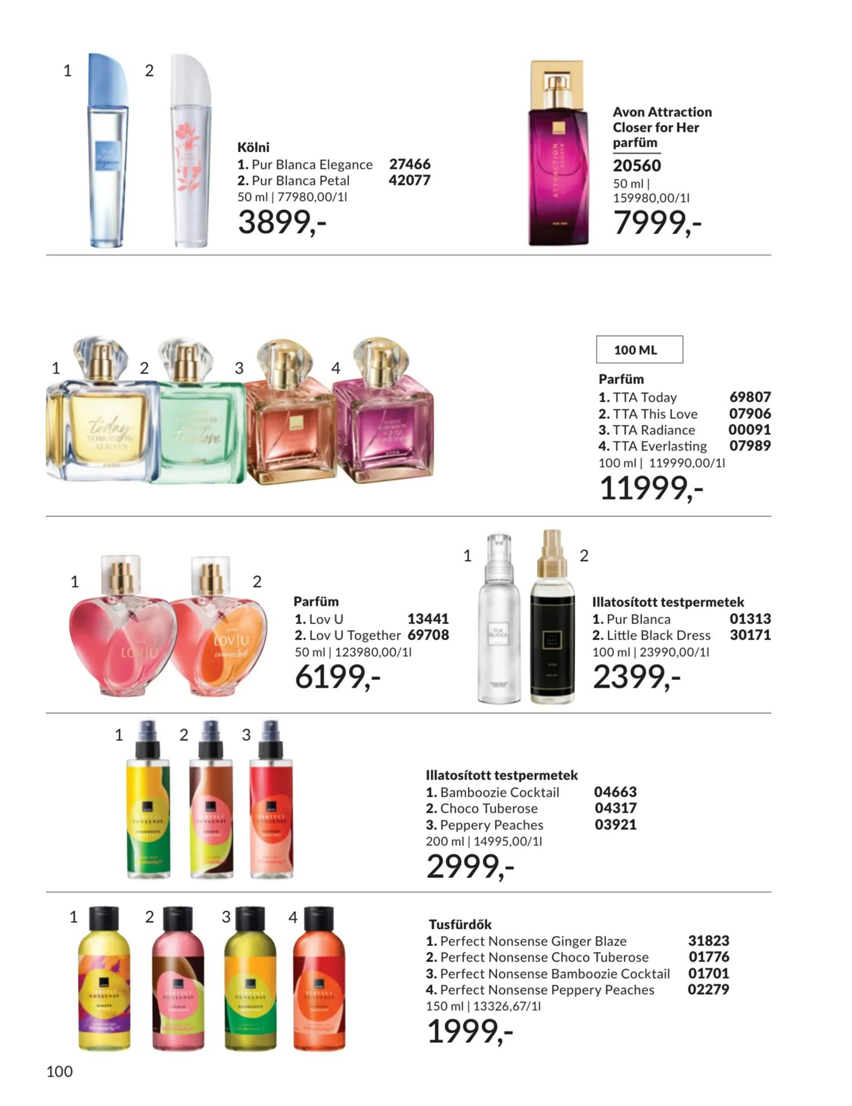 Avon akciós újság 03.01–03.31 – 100. oldal