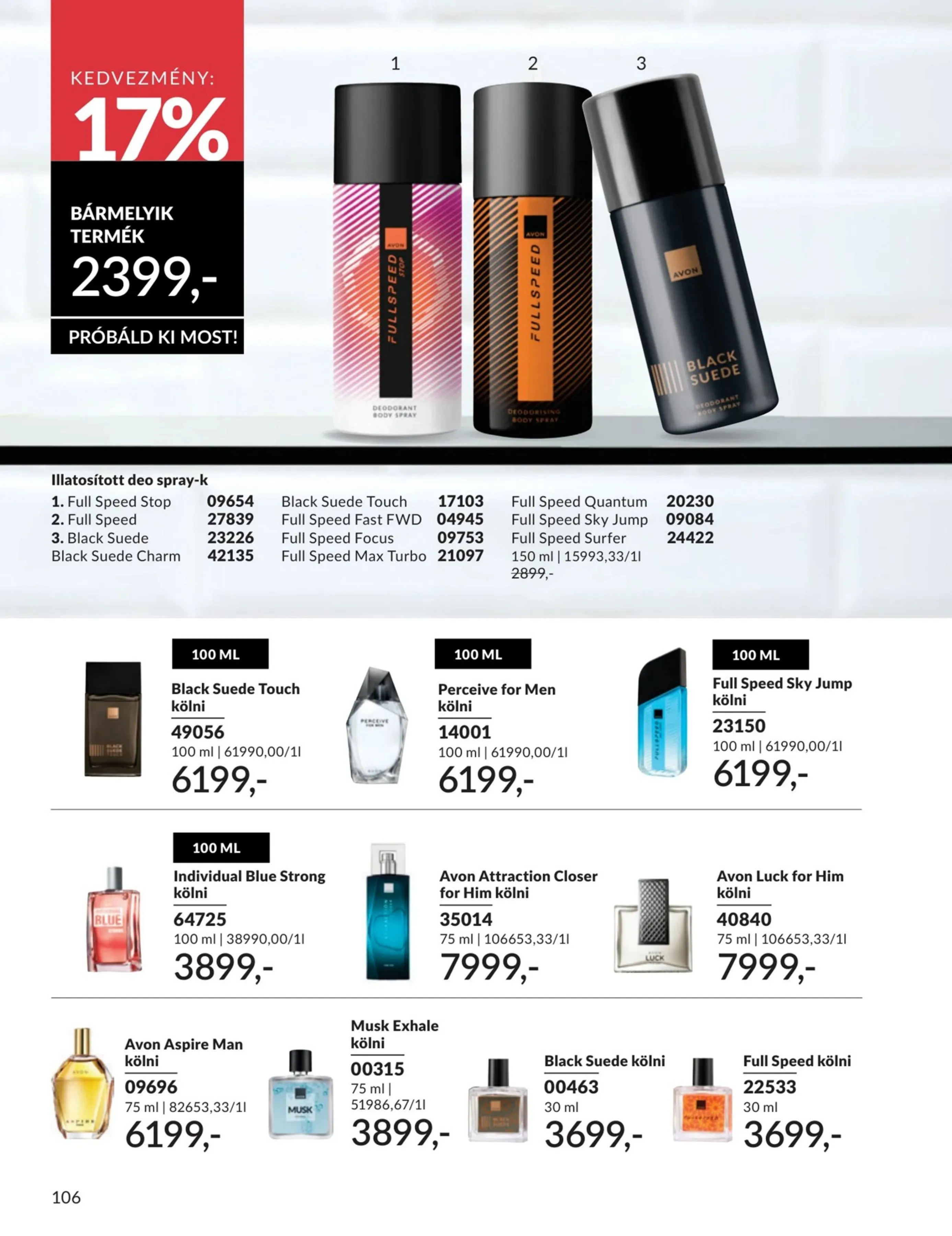 Avon akciós újság 03.01–03.31 – 106. oldal