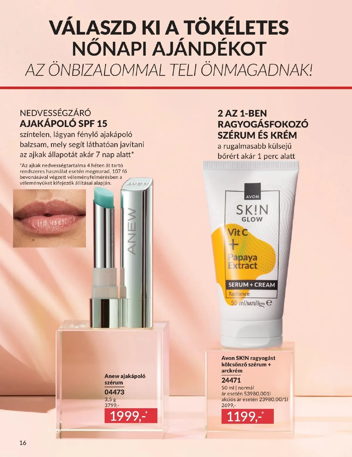 Avon akciós újság 03.01–03.31 – 16. oldal