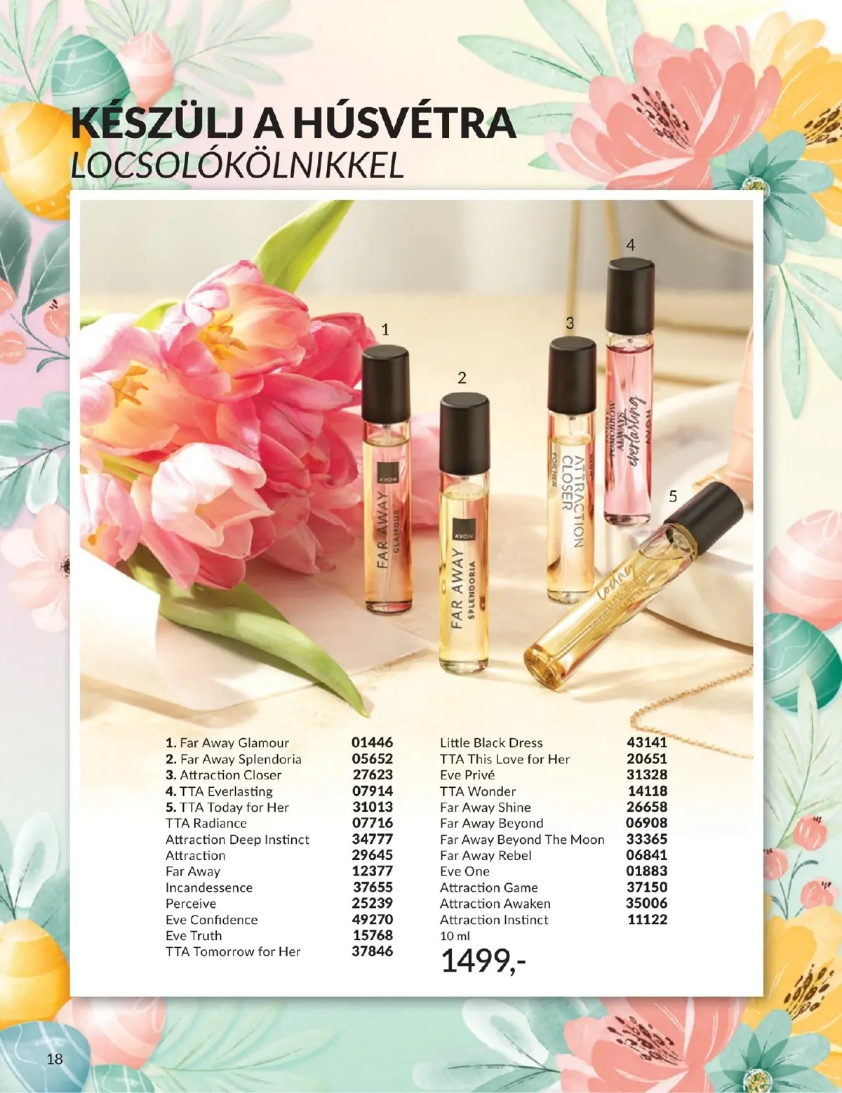 Avon akciós újság 03.01–03.31 – 18. oldal