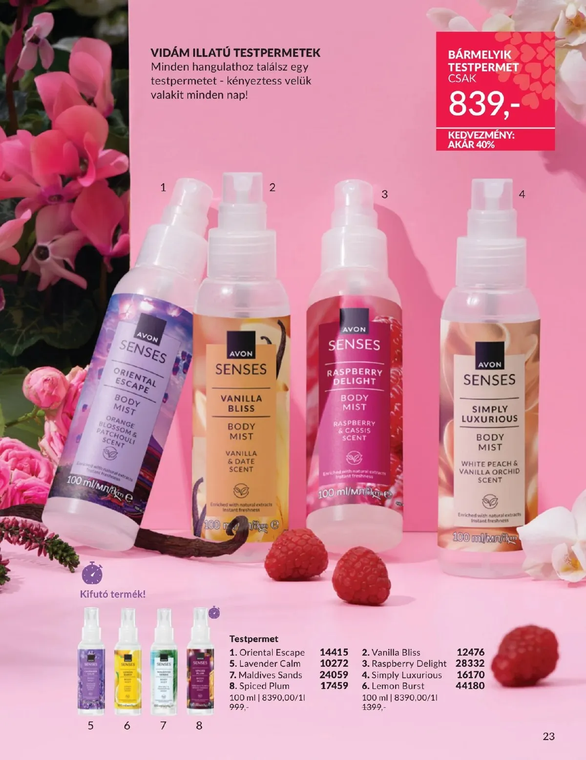 Avon akciós újság 03.01–03.31 – 23. oldal