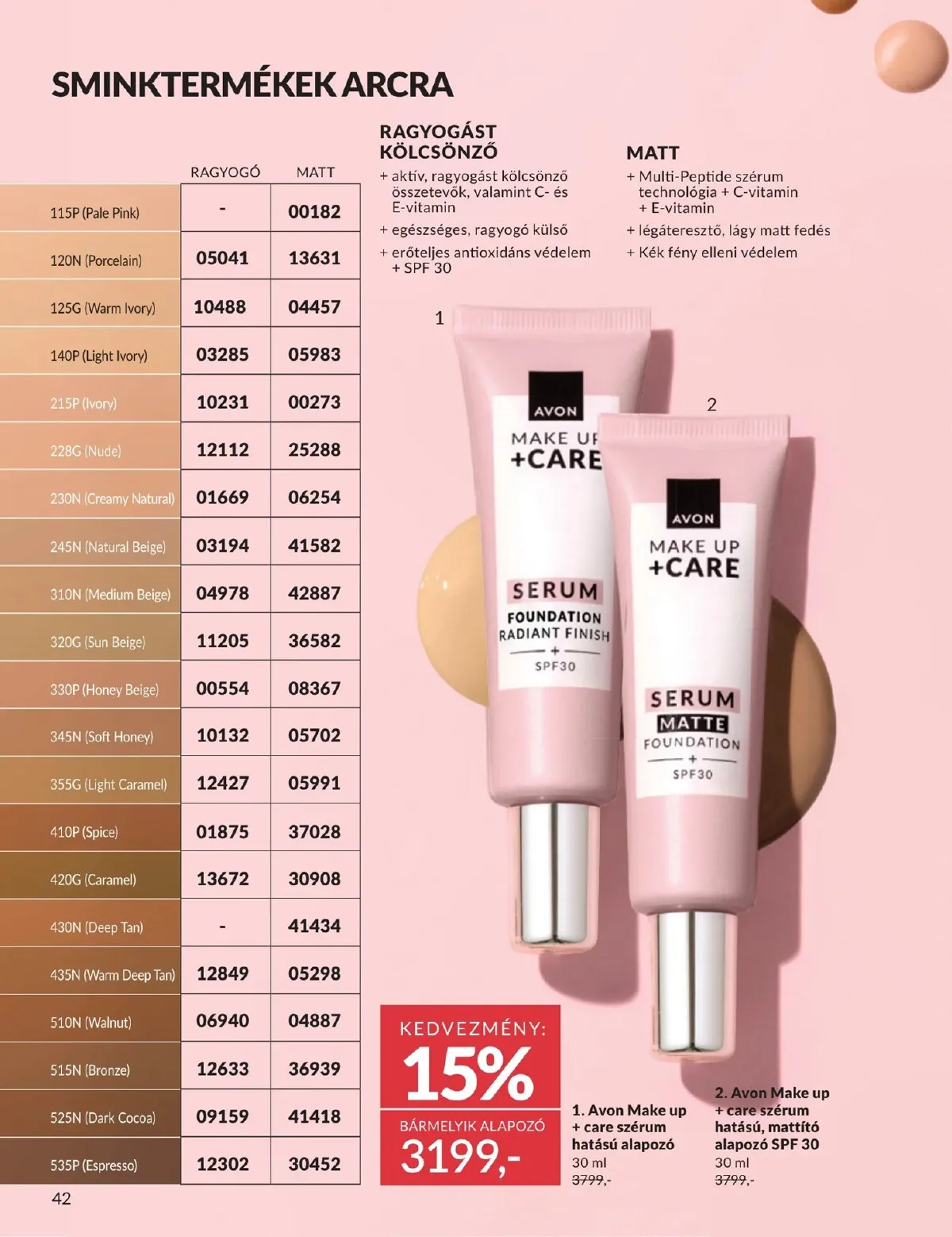 Avon akciós újság 03.01–03.31 – 42. oldal