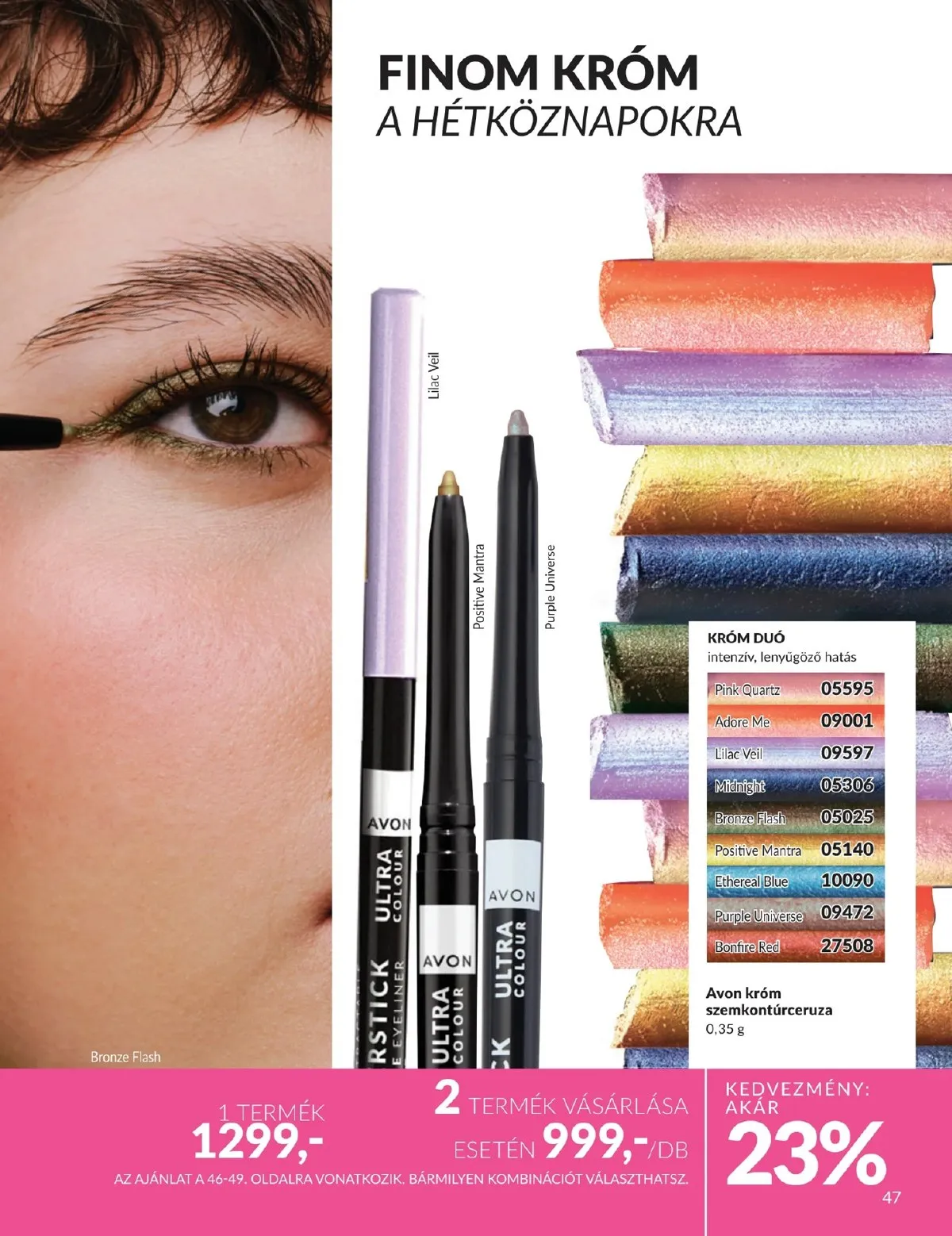 Avon akciós újság 03.01–03.31 – 47. oldal