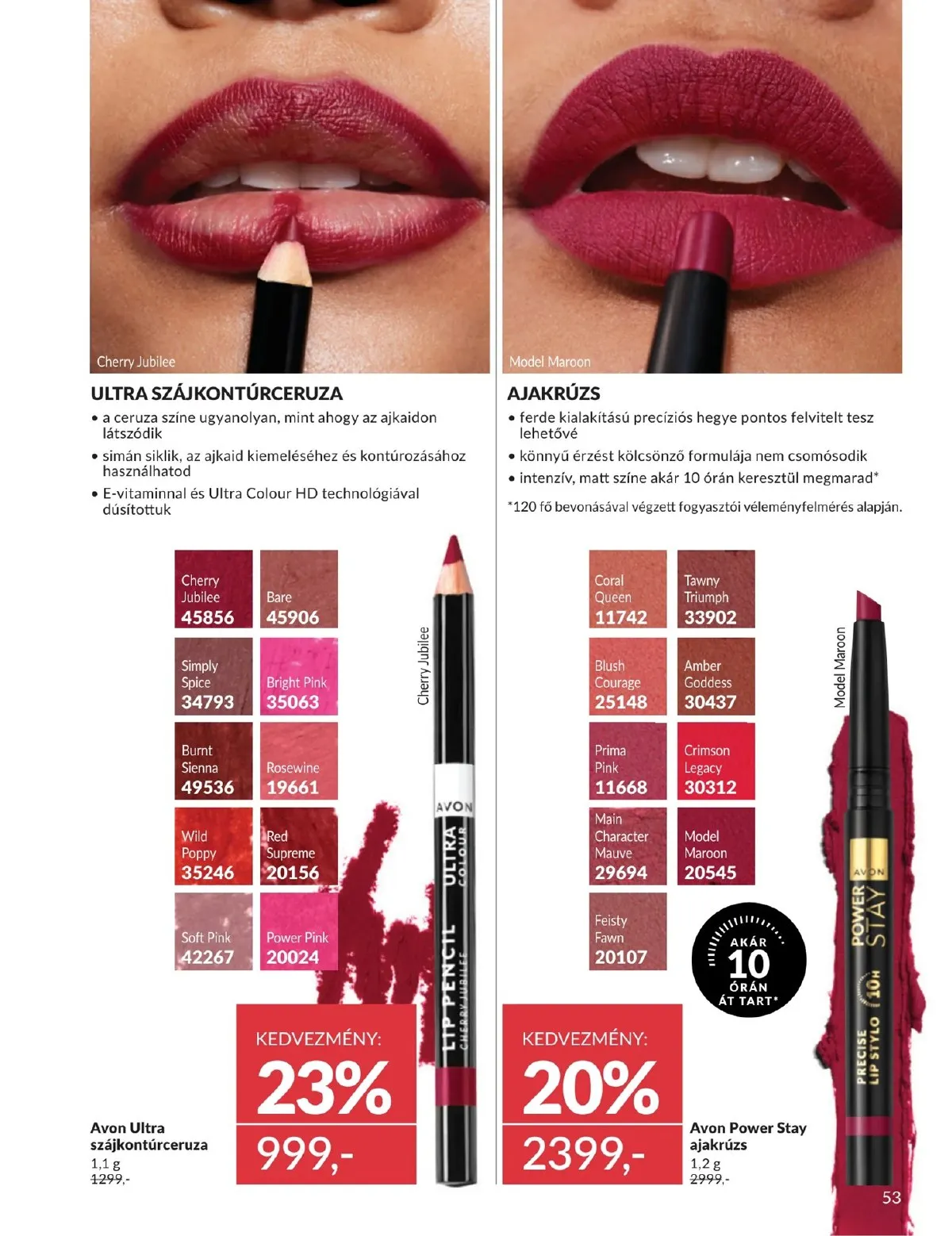 Avon akciós újság 03.01–03.31 – 53. oldal