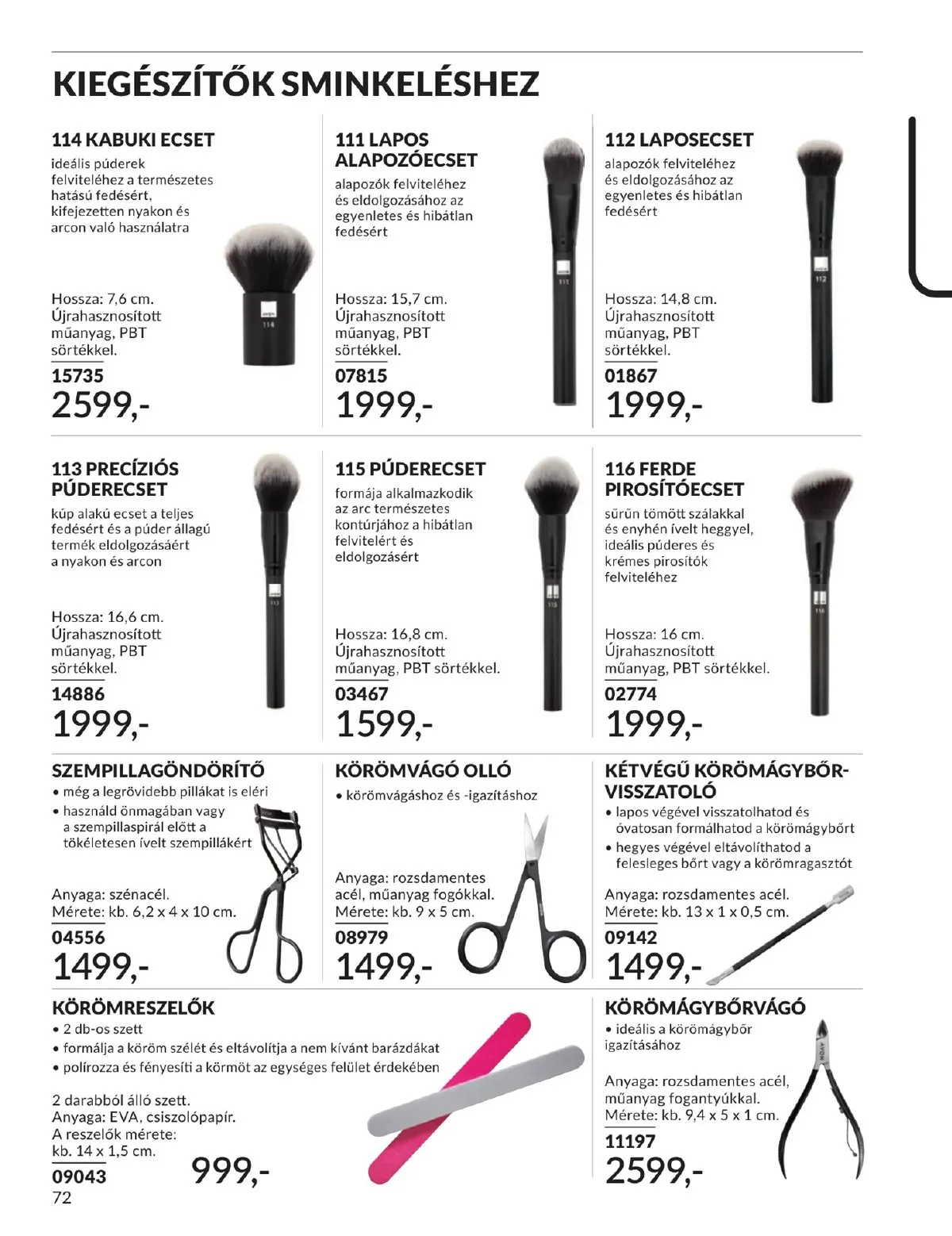 Avon akciós újság 03.01–03.31 – 72. oldal