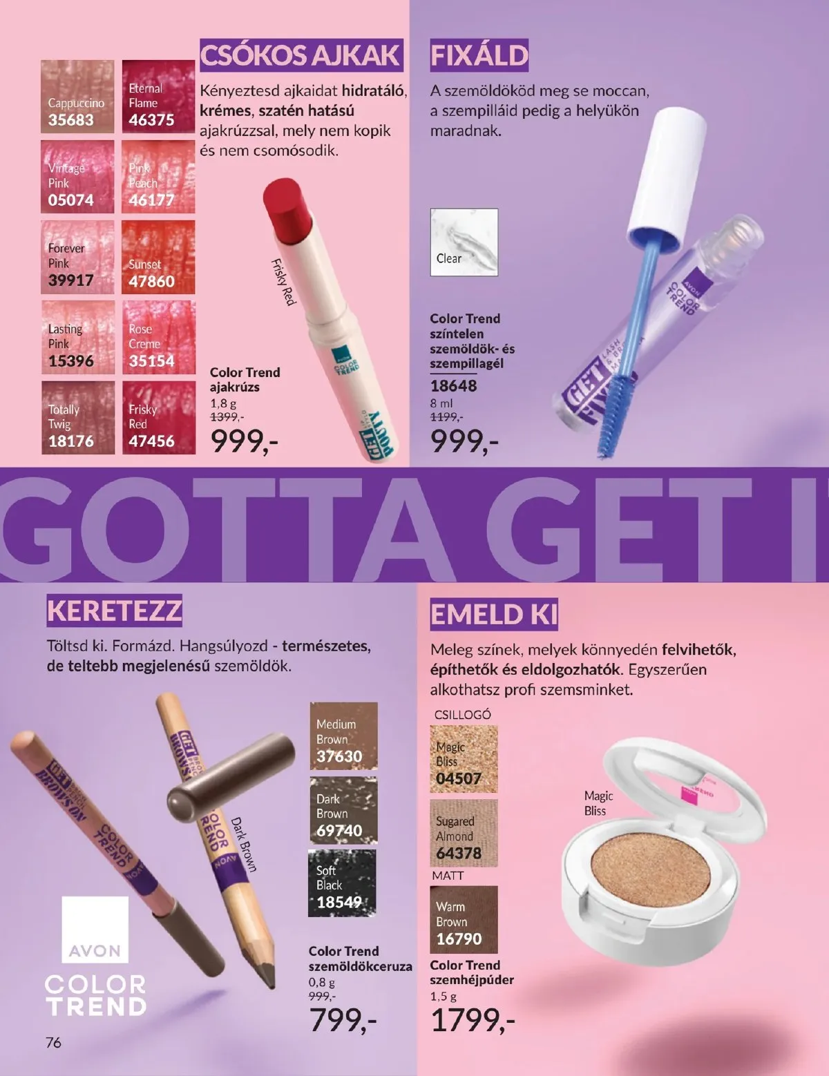 Avon akciós újság 03.01–03.31 – 76. oldal