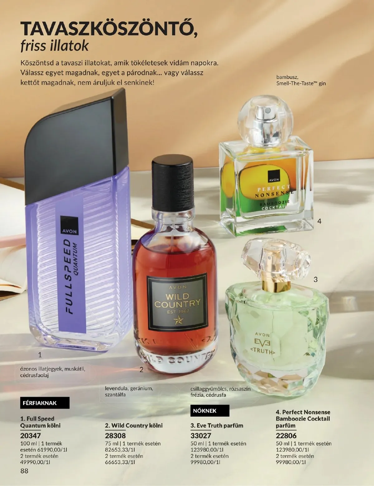 Avon akciós újság 03.01–03.31 – 88. oldal