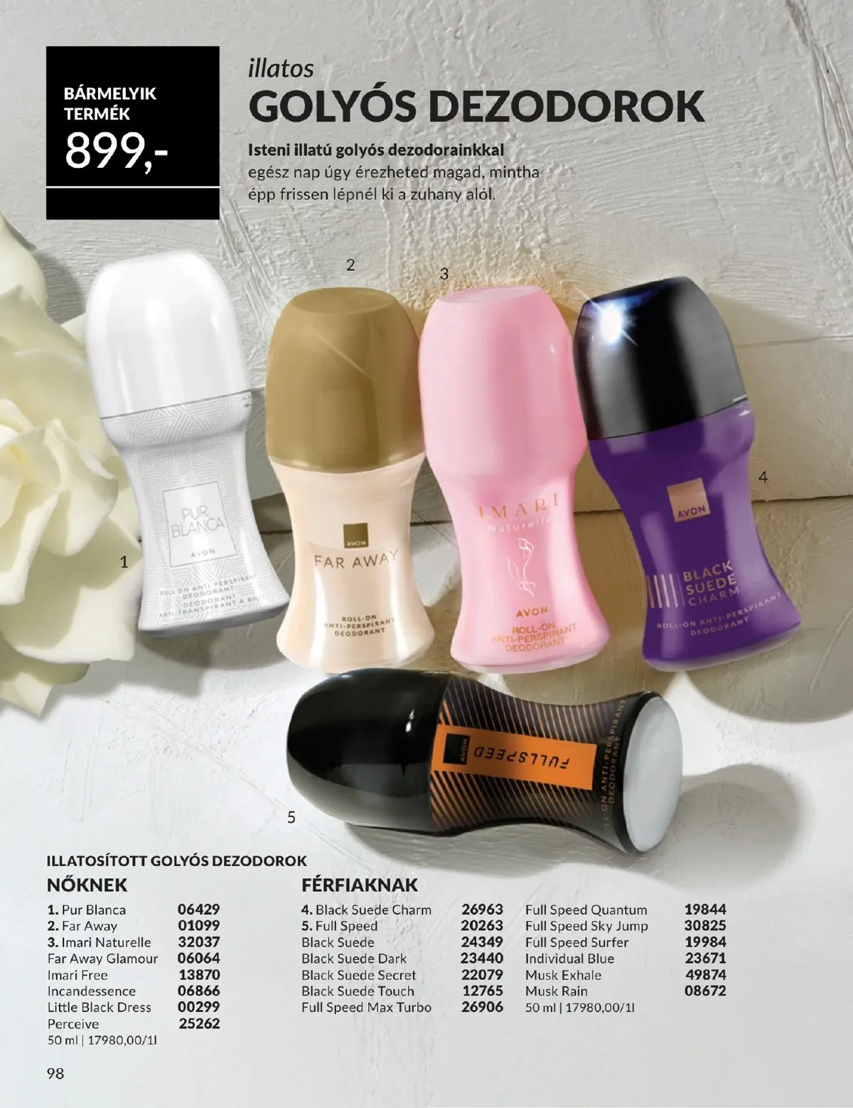 Avon akciós újság 03.01–03.31 – 98. oldal