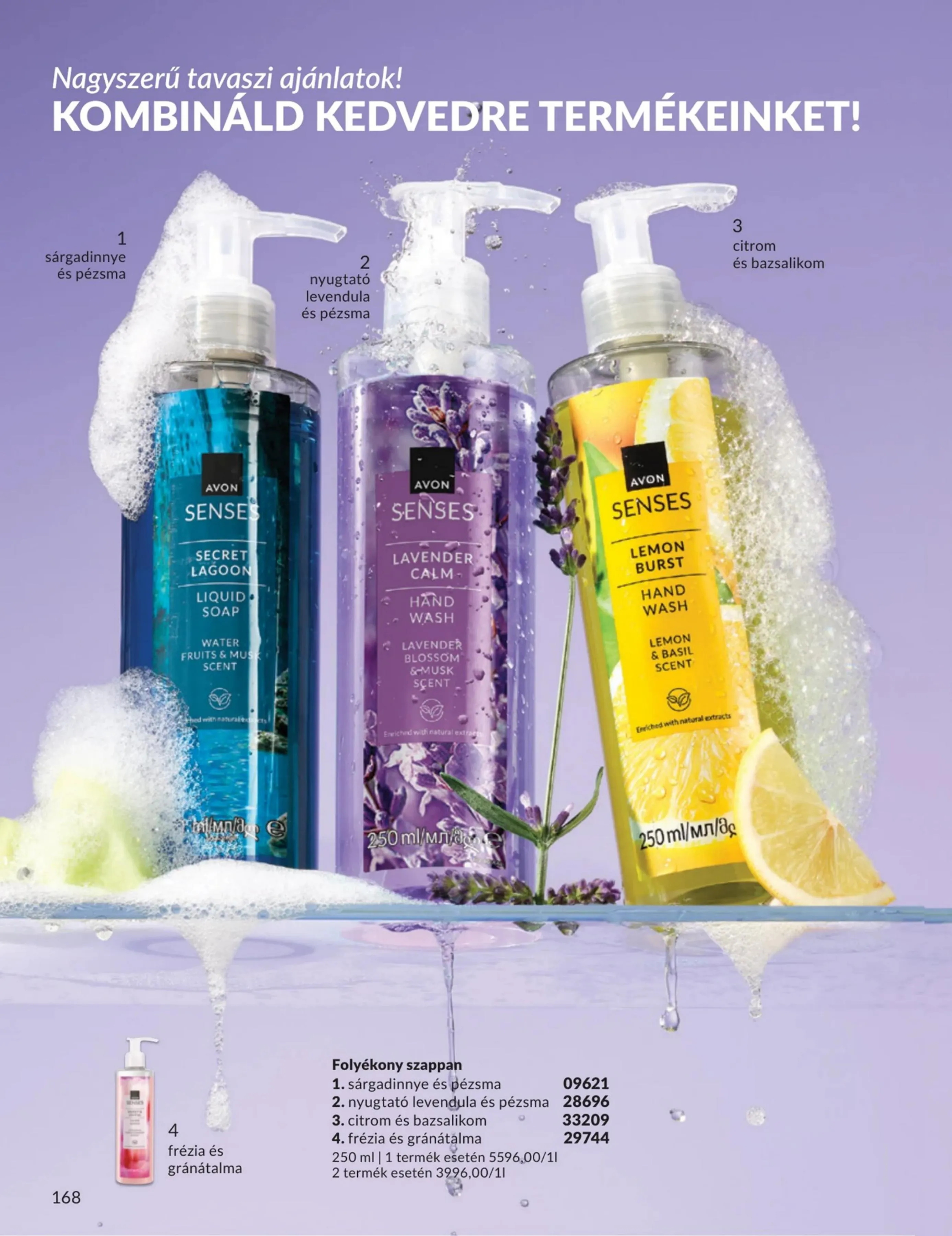 Avon akciós újság 04.01–04.30 – 168. oldal