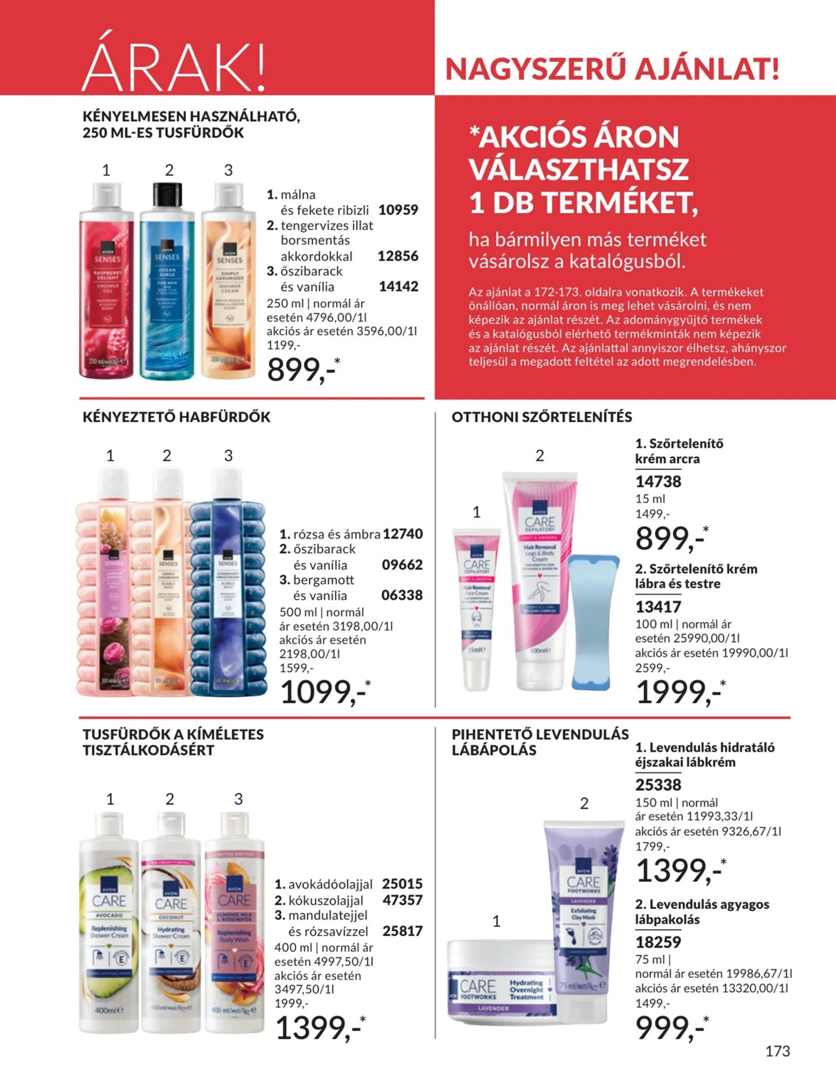 Avon akciós újság 04.01–04.30 – 173. oldal