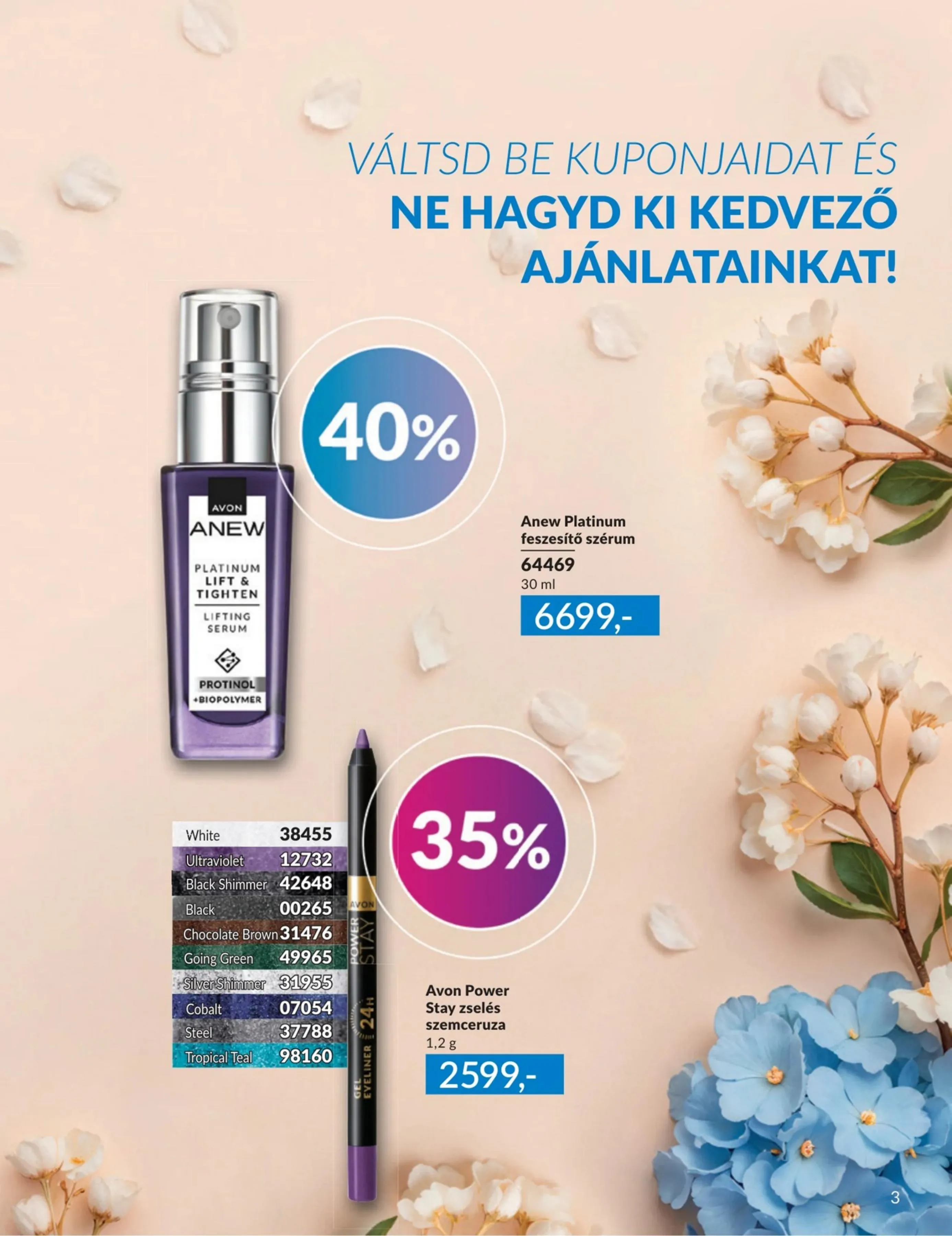 Avon akciós újság 04.01–04.30 – 3. oldal