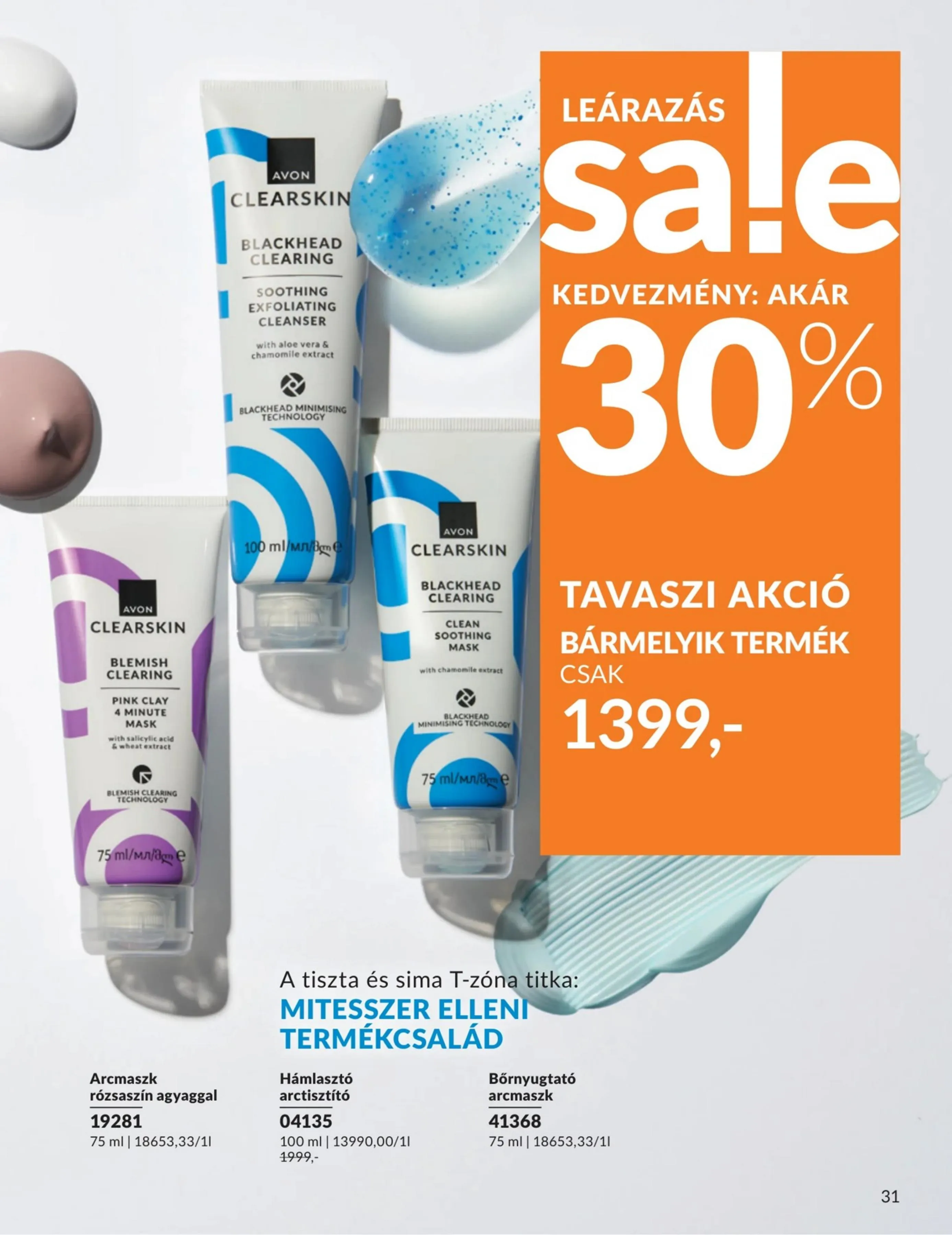 Avon akciós újság 04.01–04.30 – 31. oldal