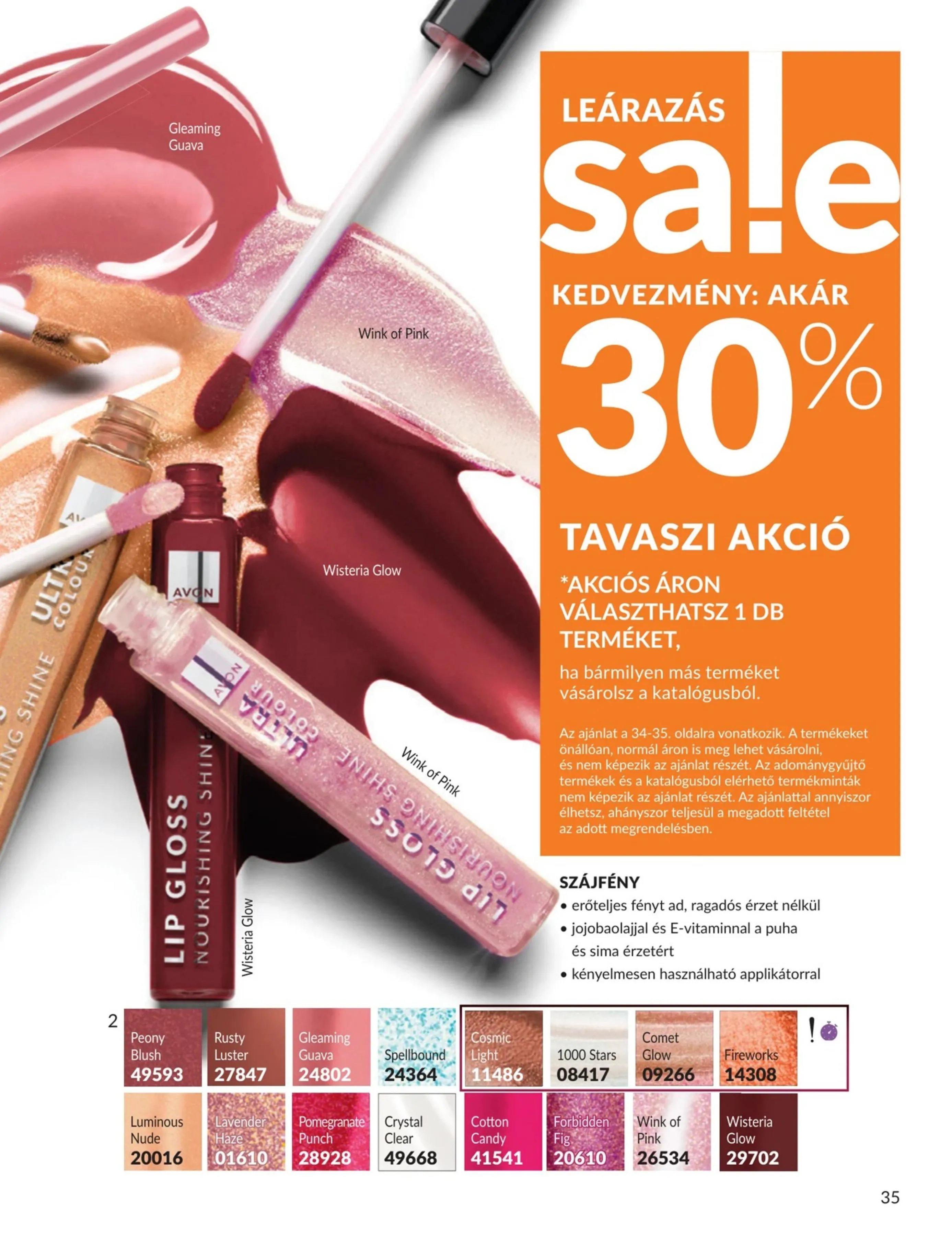 Avon akciós újság 04.01–04.30 – 35. oldal