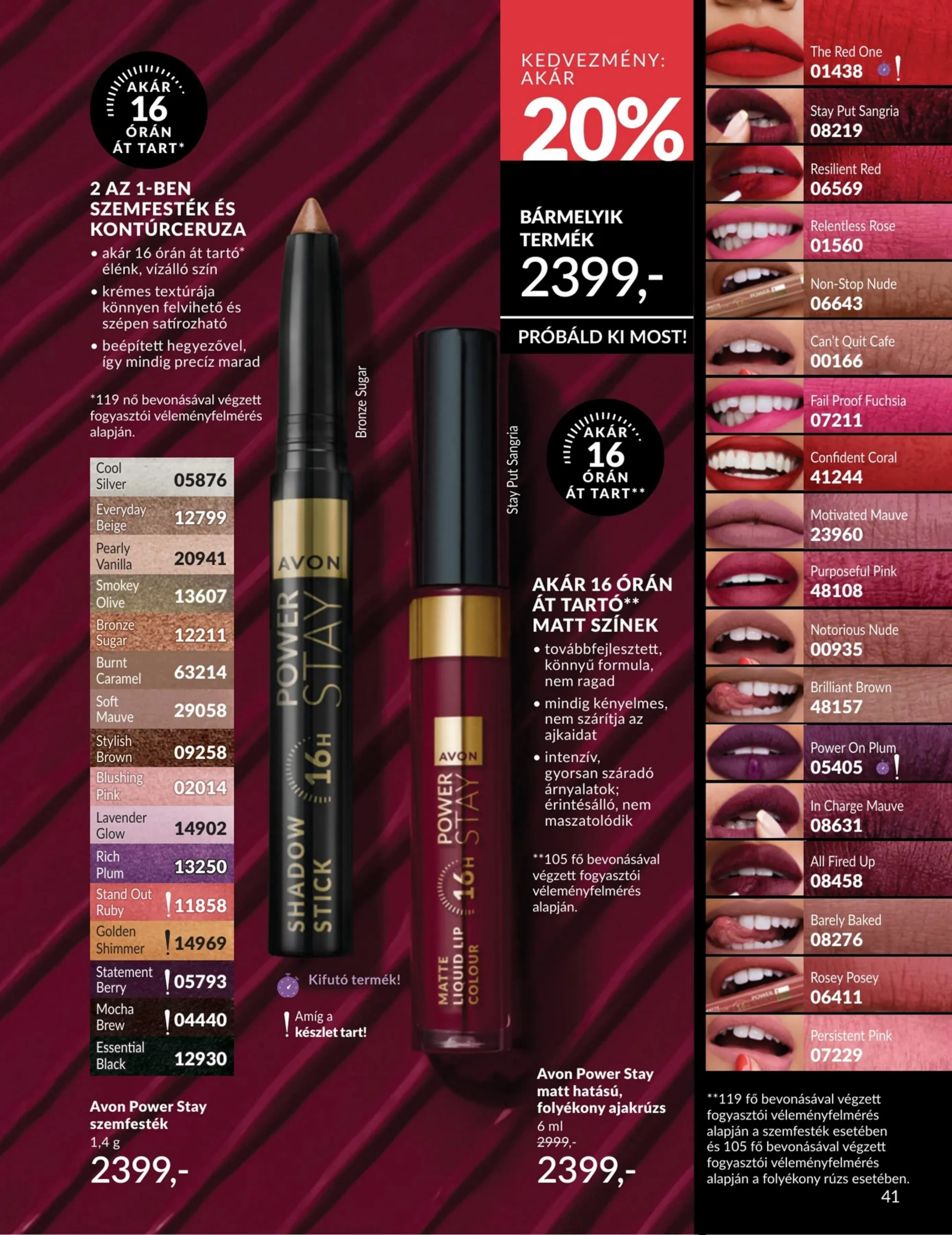Avon akciós újság 04.01–04.30 – 41. oldal