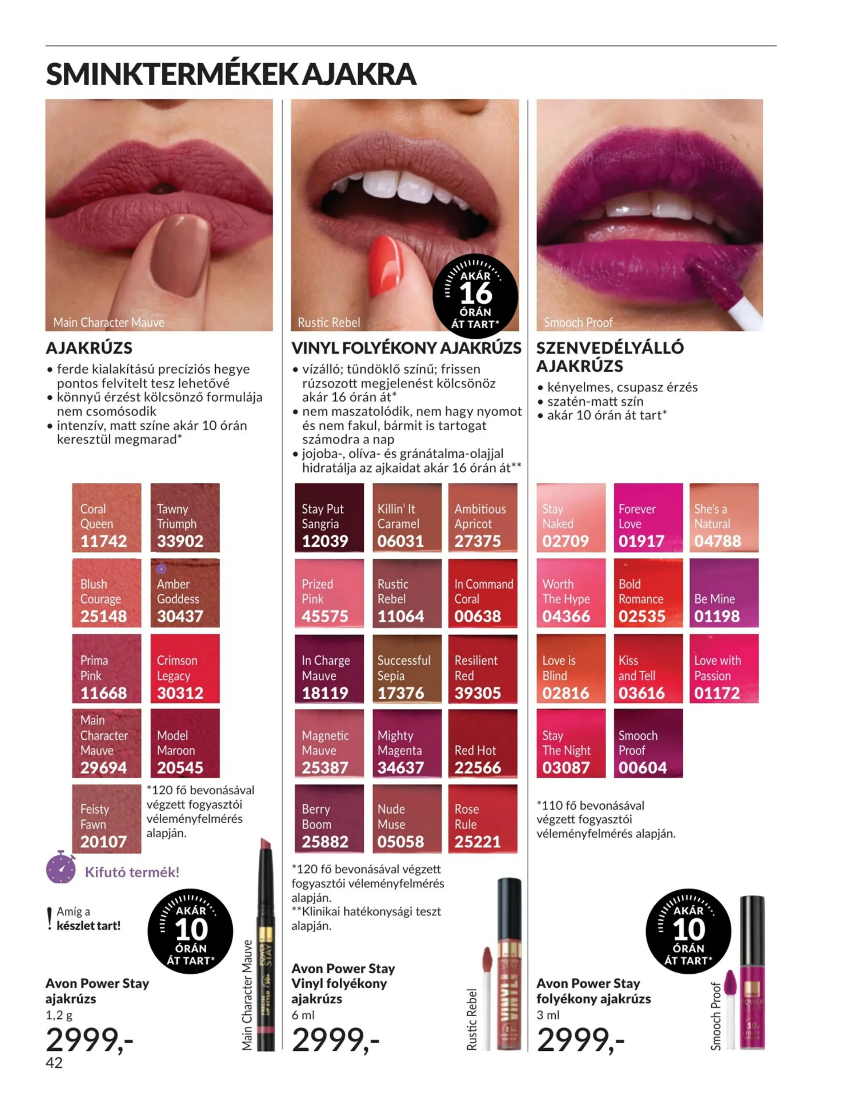 Avon akciós újság 04.01–04.30 – 42. oldal
