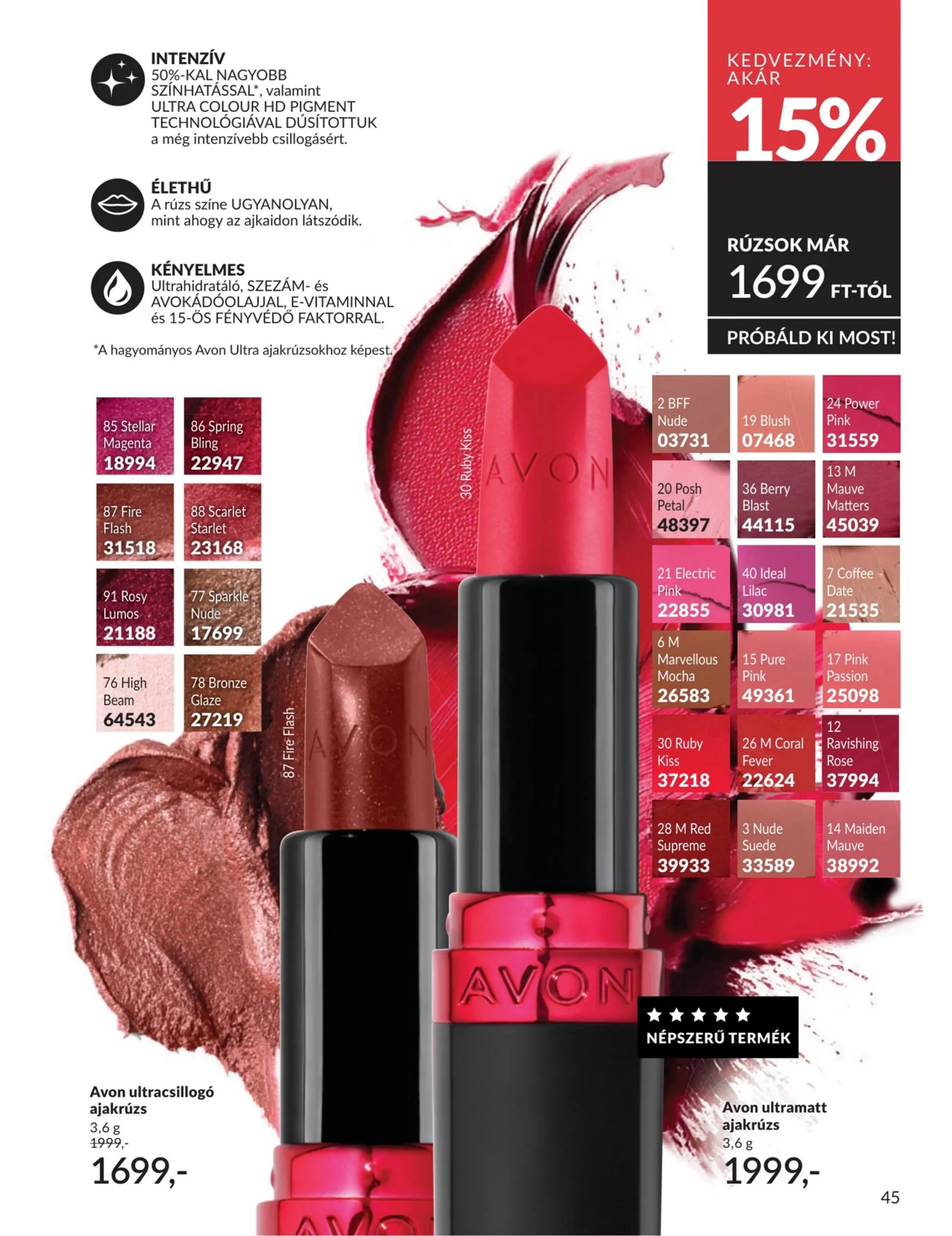 Avon akciós újság 04.01–04.30 – 45. oldal