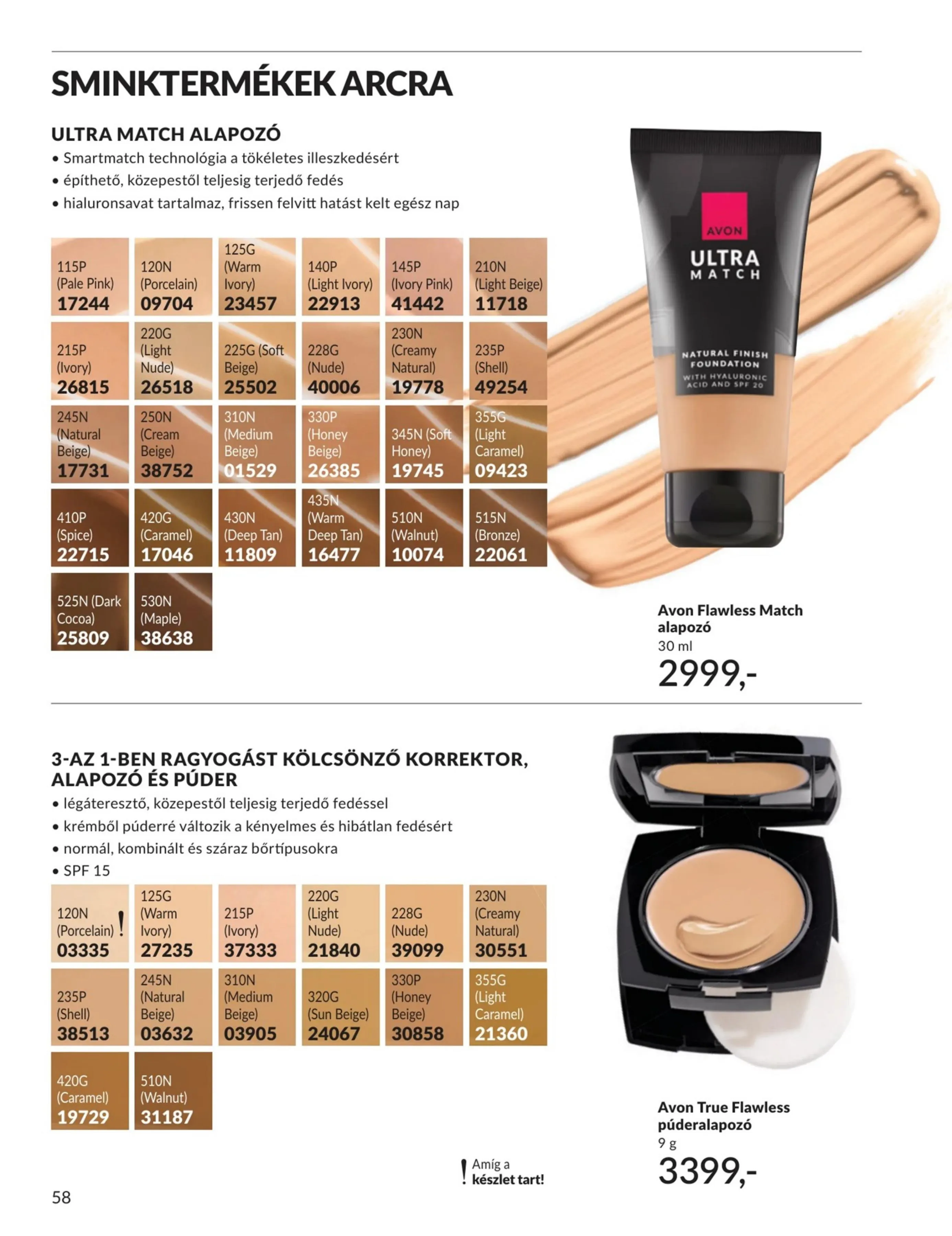 Avon akciós újság 04.01–04.30 – 58. oldal