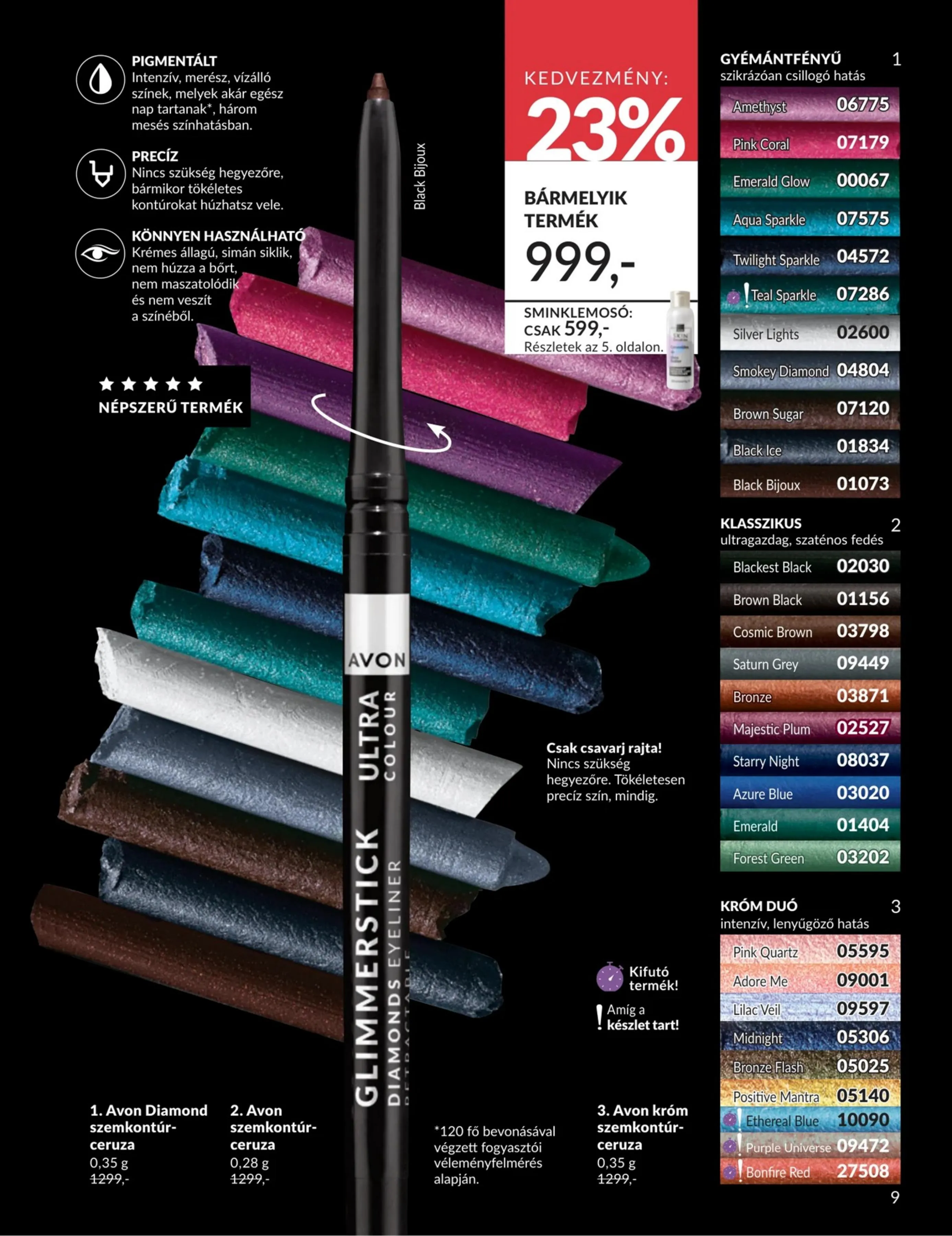 Avon akciós újság 04.01–04.30 – 9. oldal
