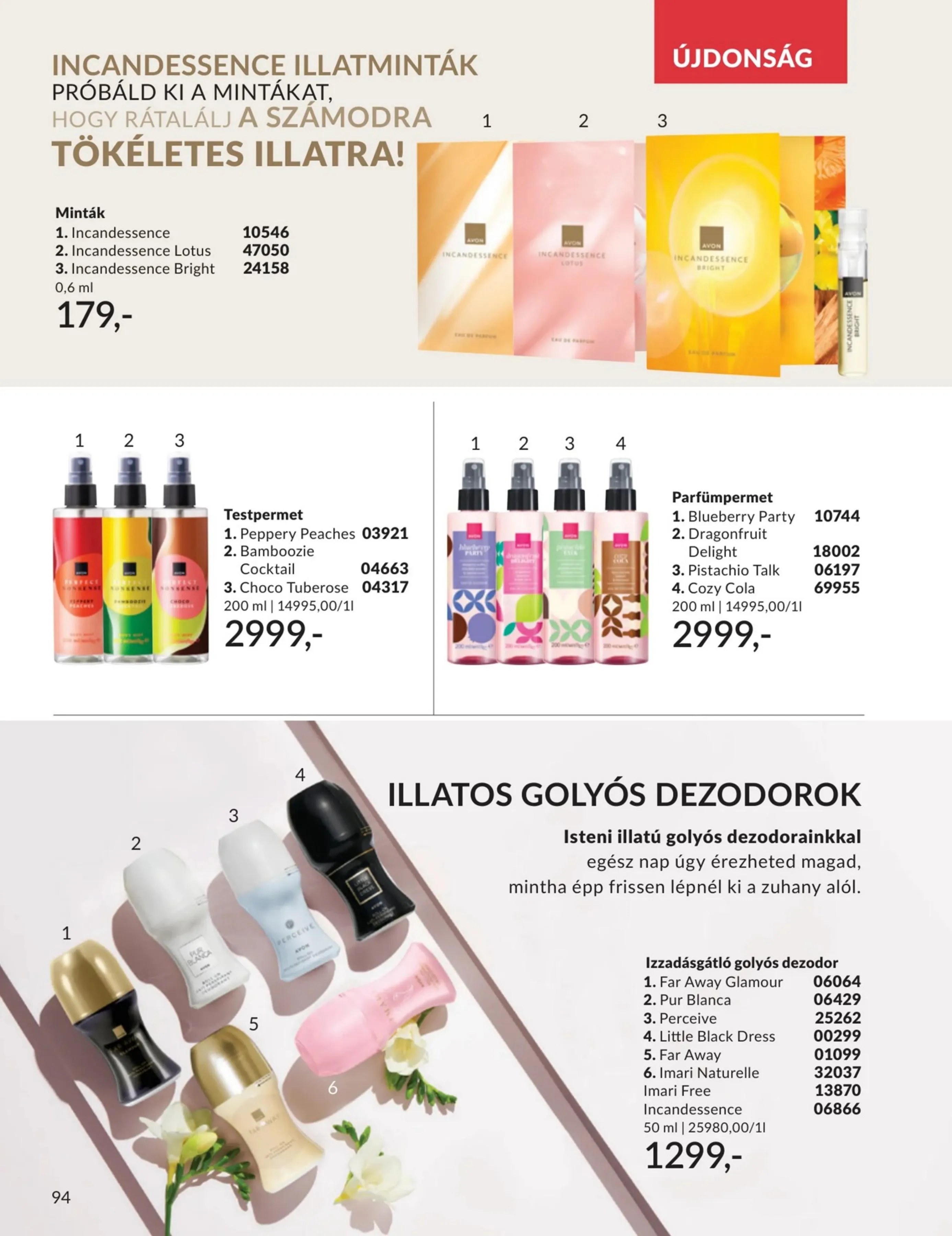 Avon akciós újság 04.01–04.30 – 94. oldal