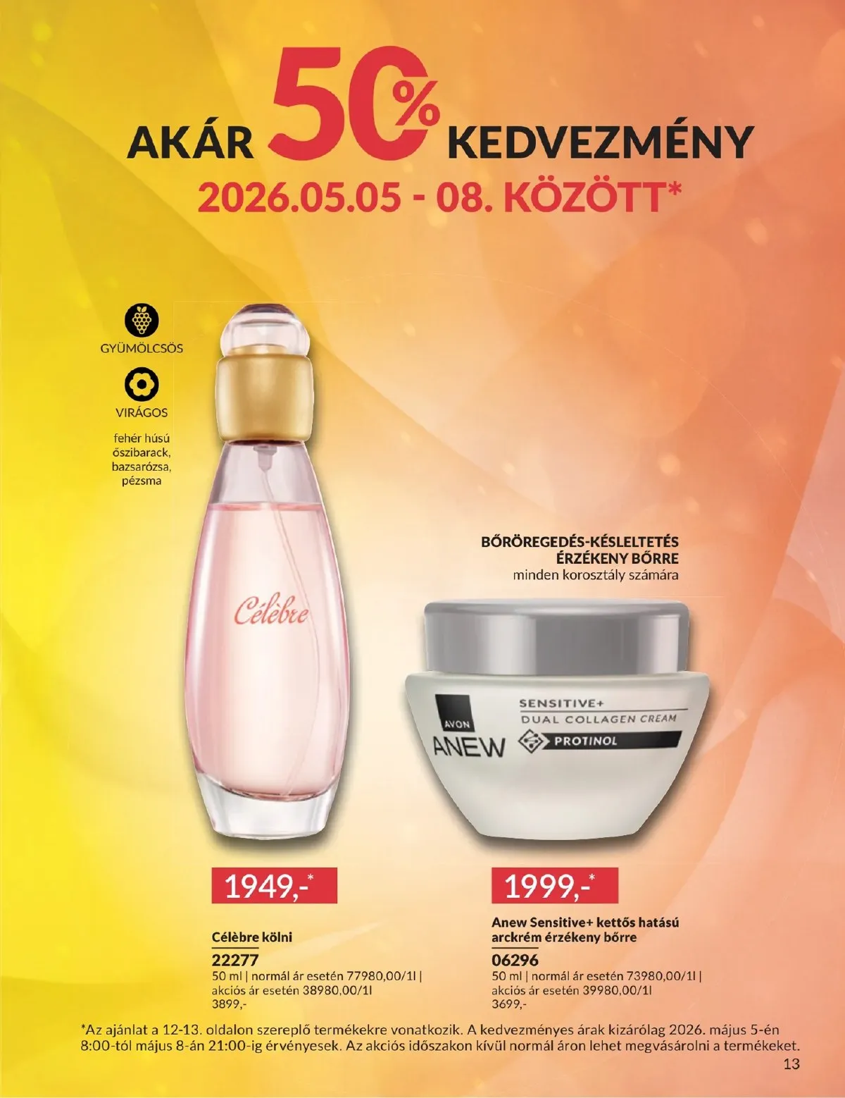 Avon akciós újság 05.01–05.31 – 13. oldal