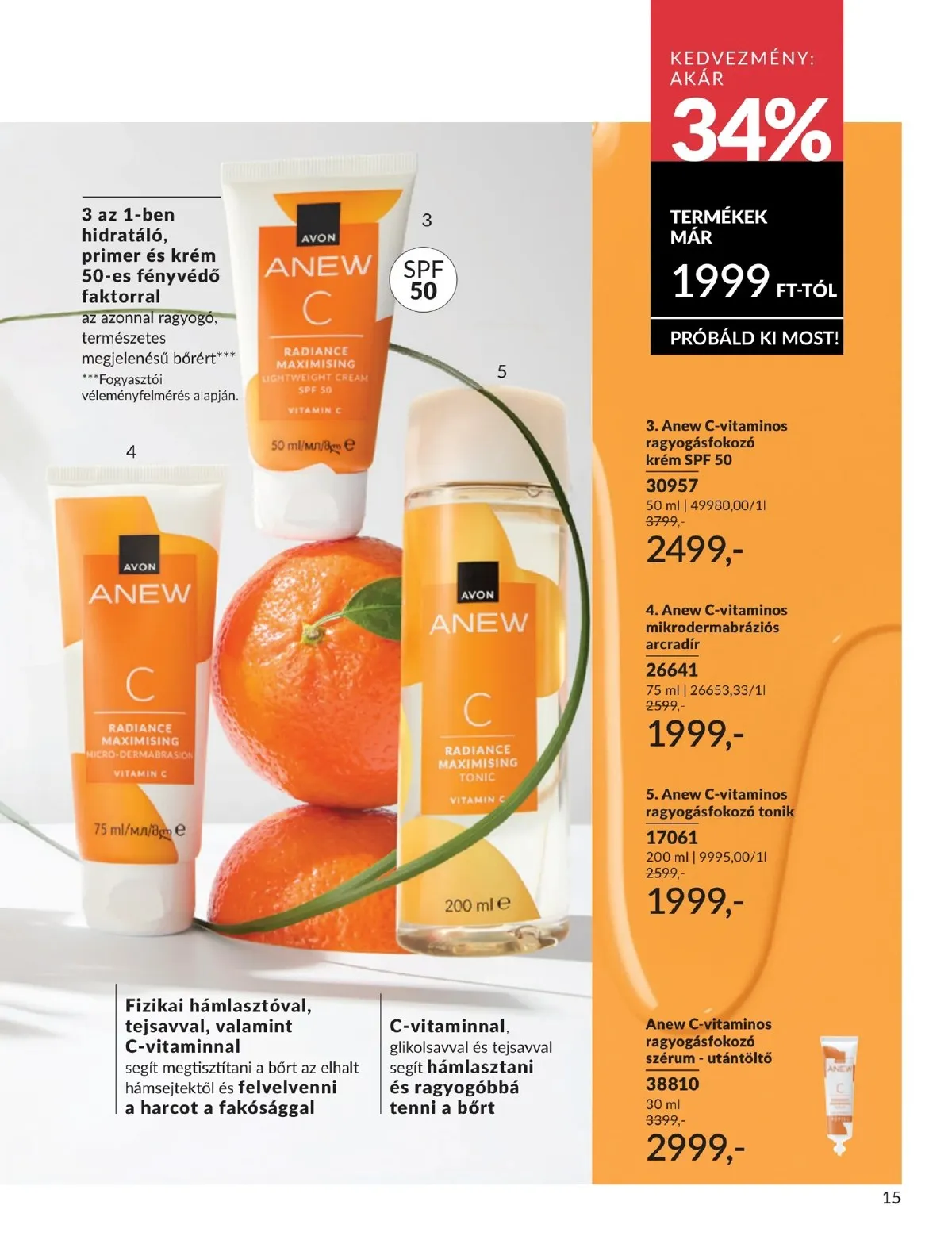 Avon akciós újság 05.01–05.31 – 15. oldal