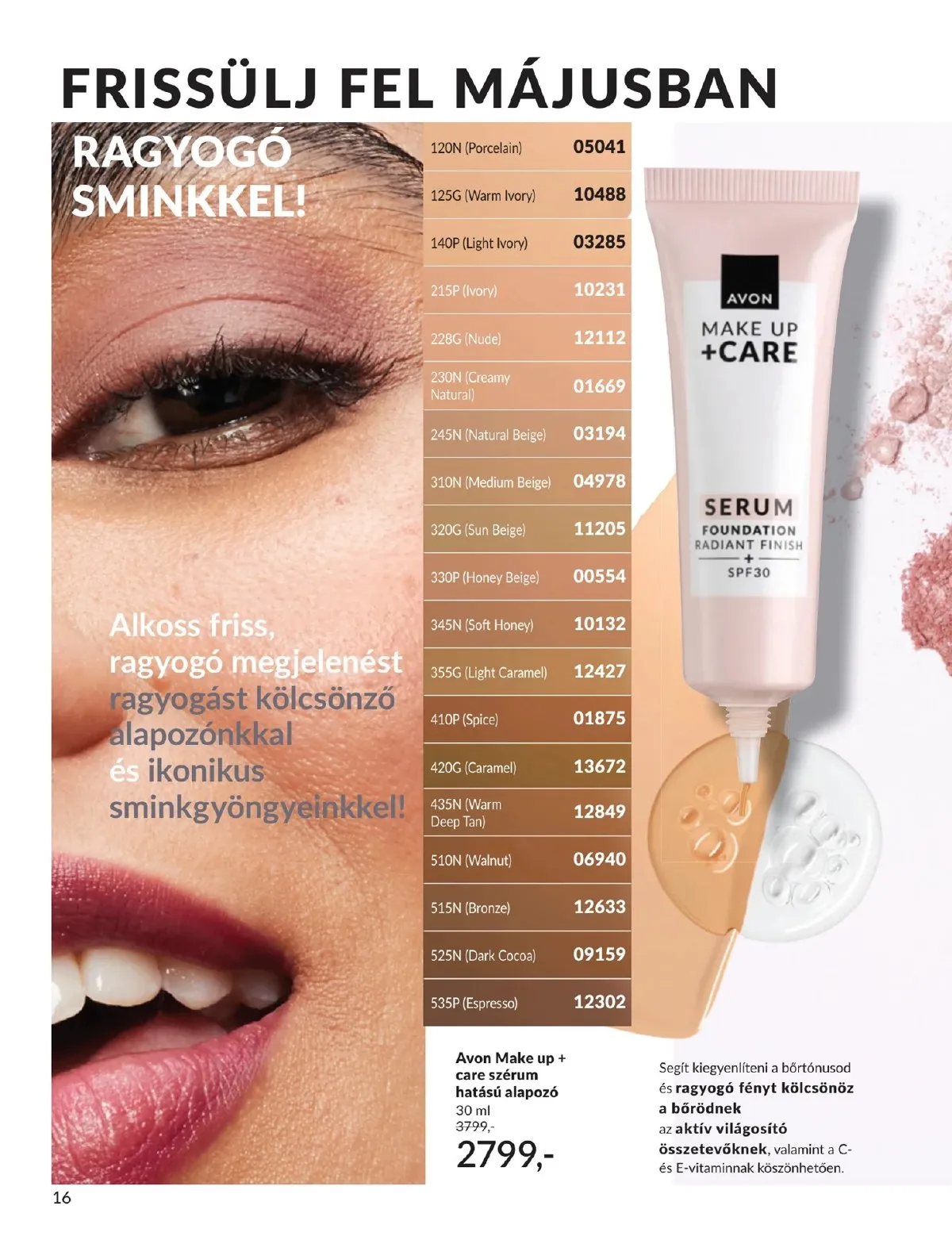 Avon akciós újság 05.01–05.31 – 16. oldal