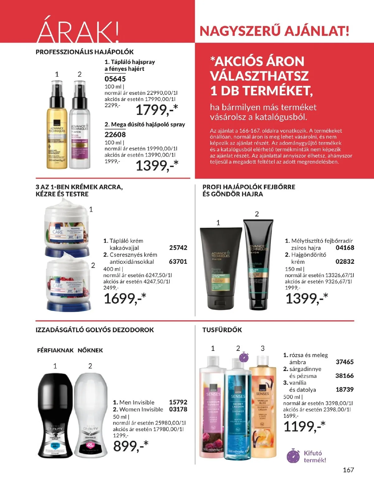 Avon akciós újság 05.01–05.31 – 167. oldal