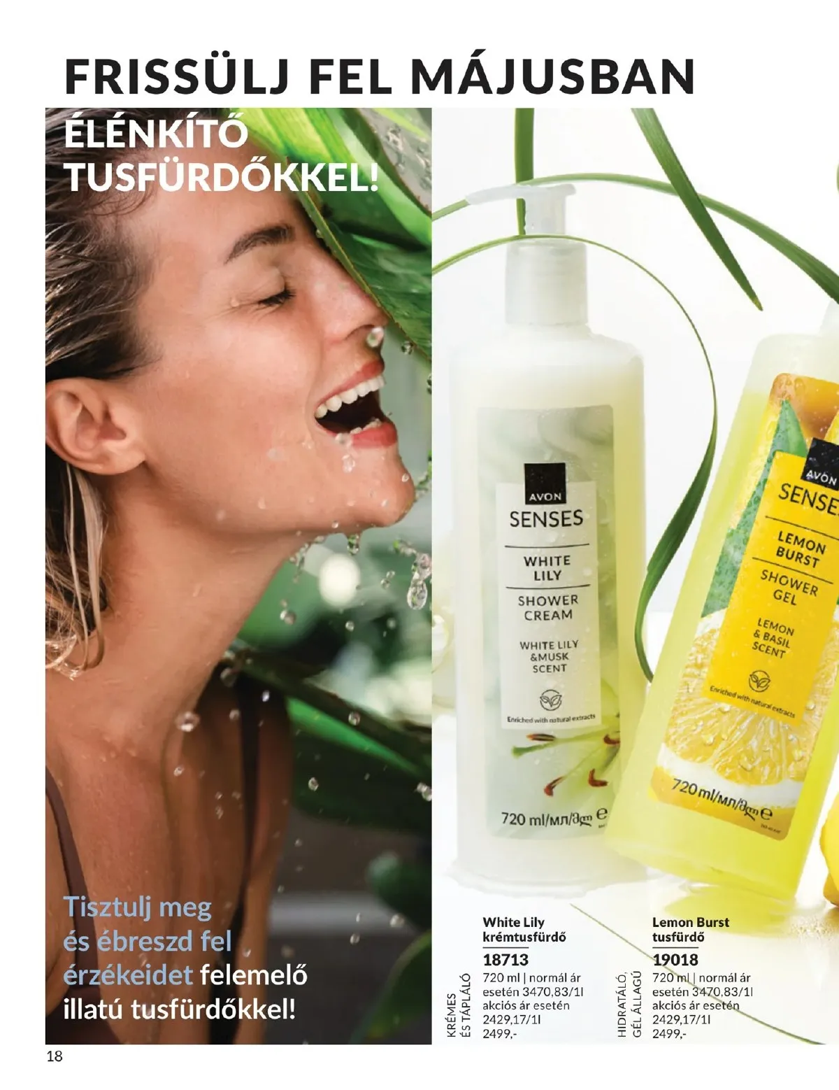 Avon akciós újság 05.01–05.31 – 18. oldal
